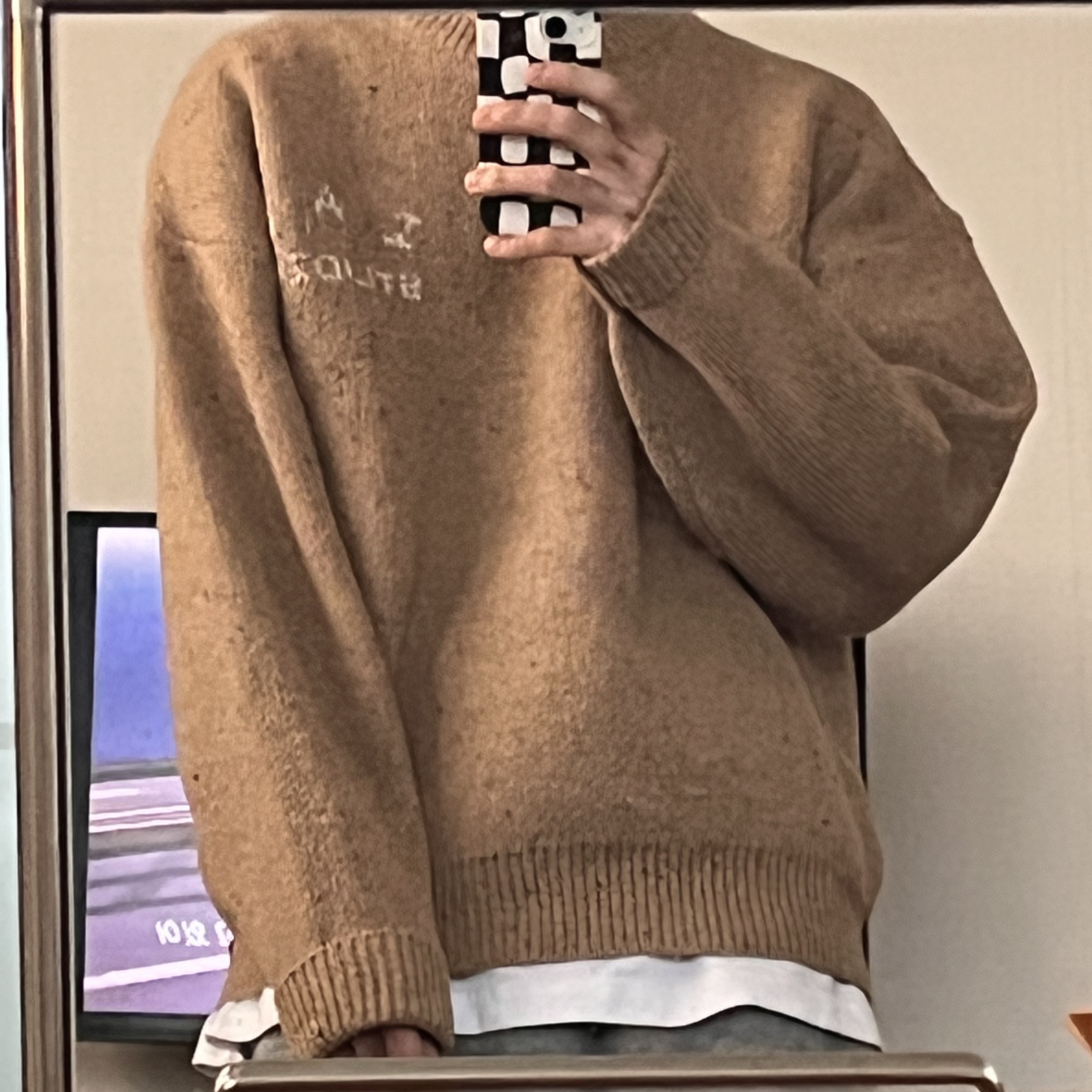 IAB Studio x Saddler Haus Knit Plain 착용 스타일