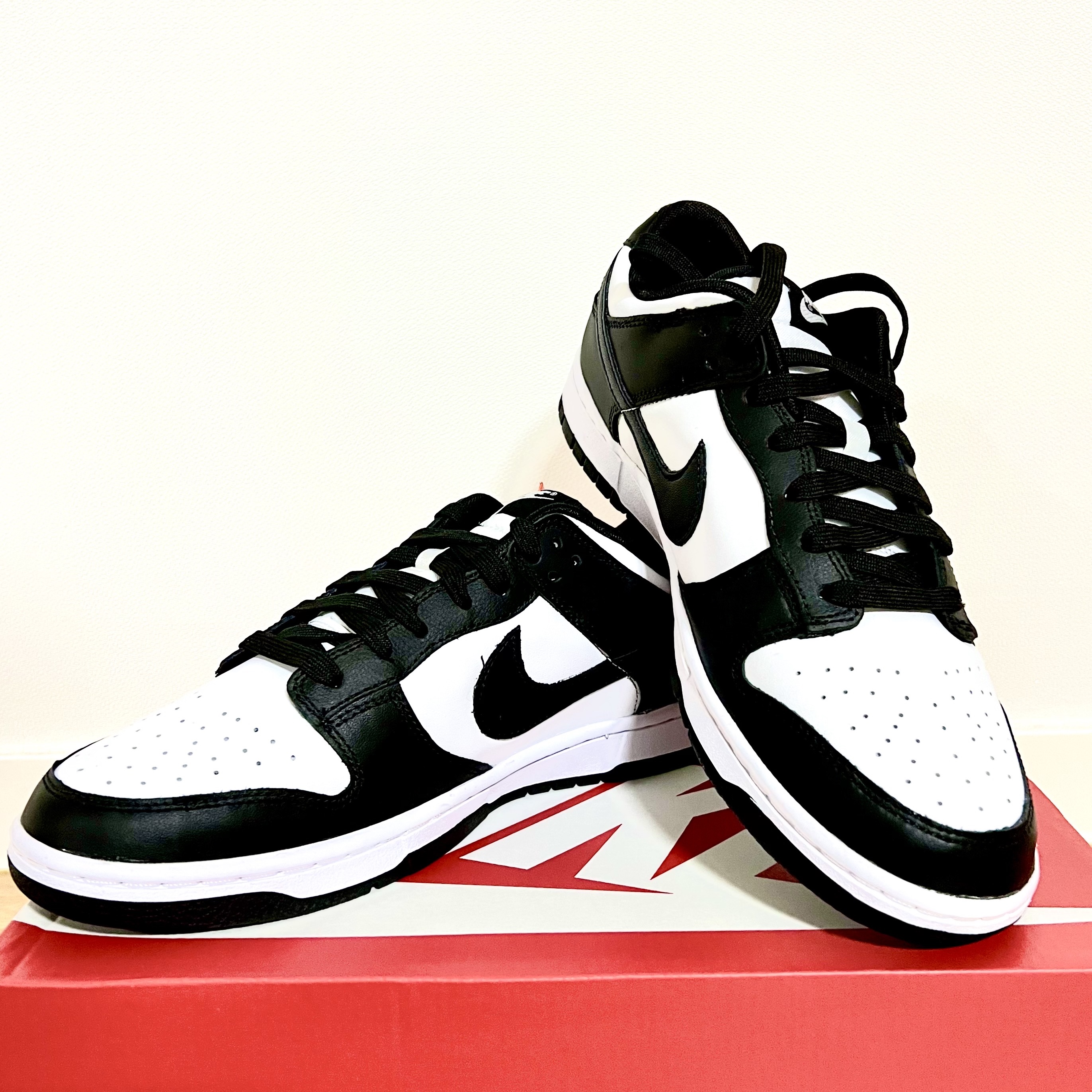 Nike Dunk Low Retro Black 착용 스타일 - 1