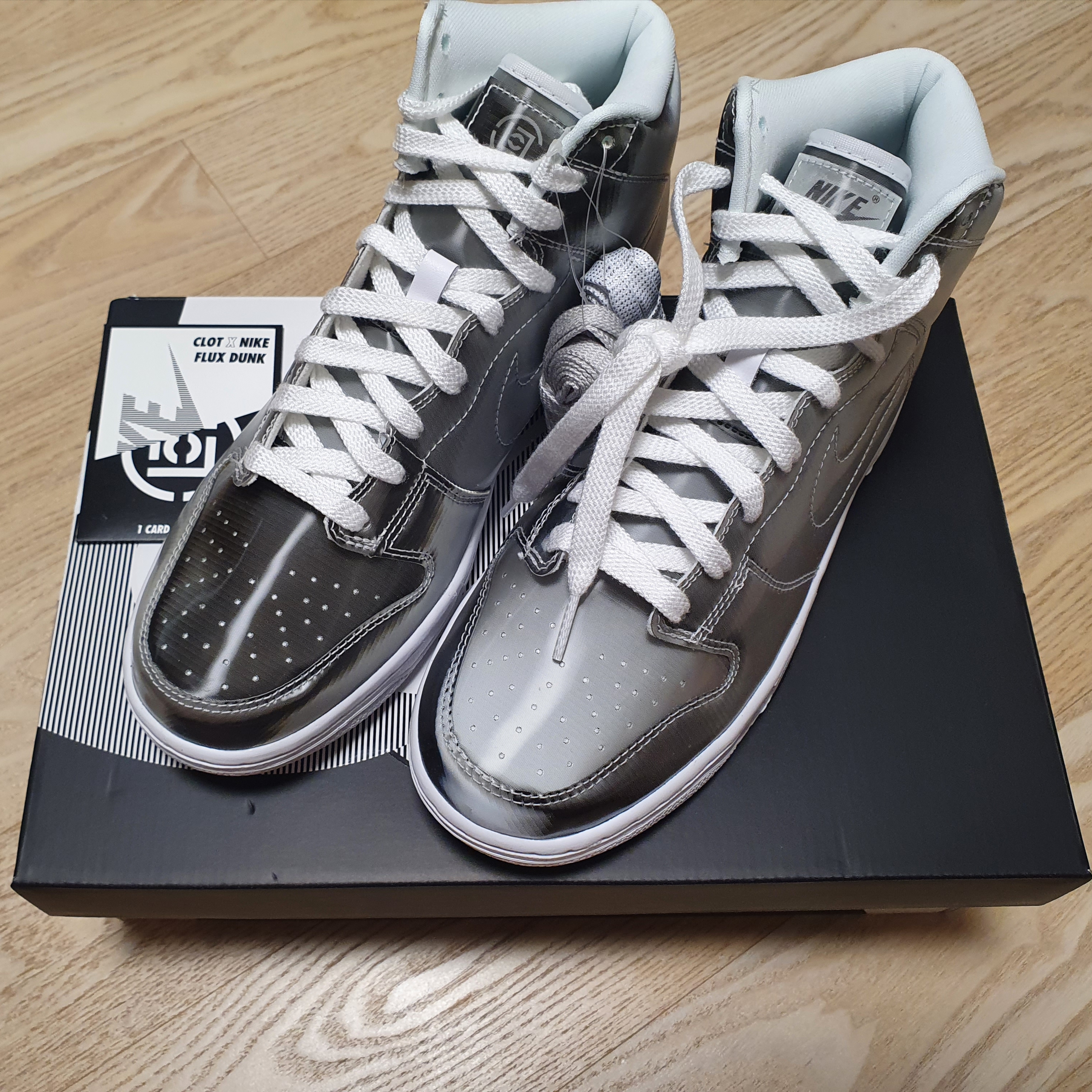 Nike x Clot Dunk High Flux 착용 스타일