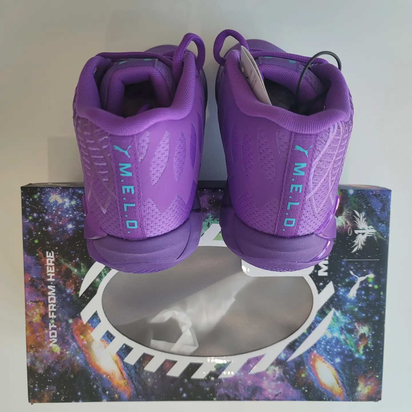 Puma MB.01 Queen City Purple Glimmer Blue Atoll 착용 스타일 - 4