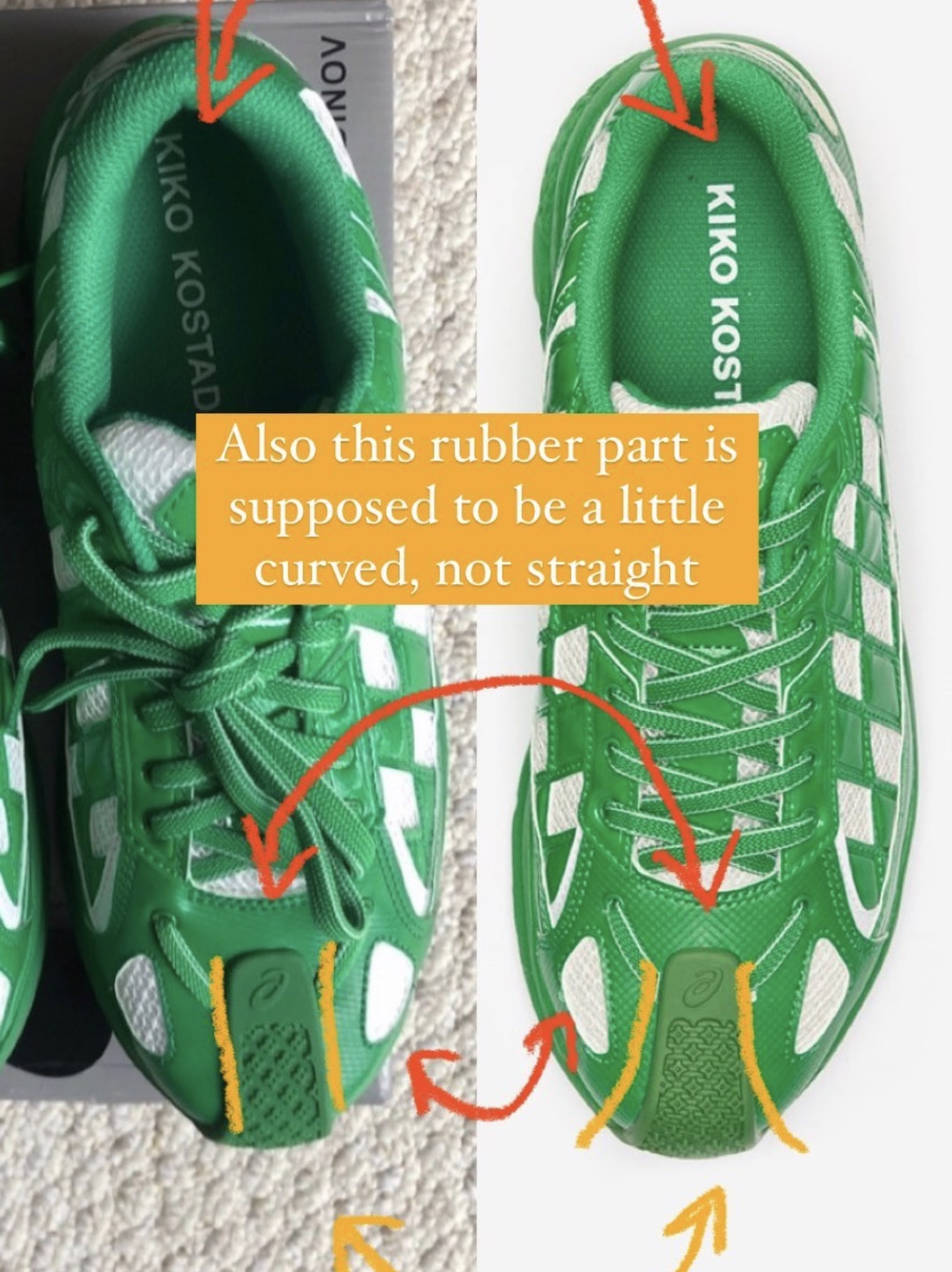 Asics x Kiko Kostadinov Gel-Kiril Ice Mint, Asics x Kiko Kostadinov Gel-Kiril Cilantro 착용 스타일