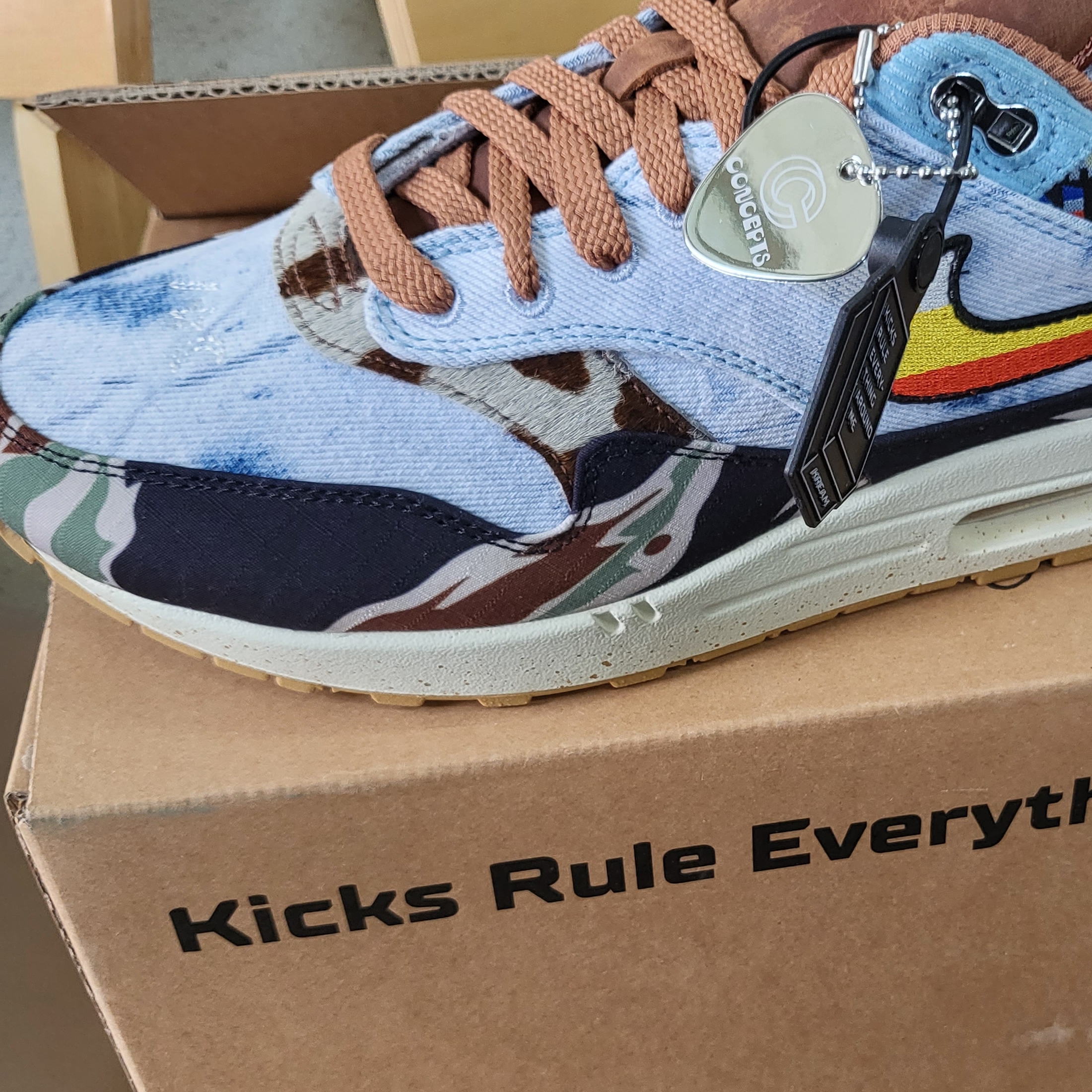 Nike x Concepts Air Max 1 SP Heavy 착용 스타일 - 3