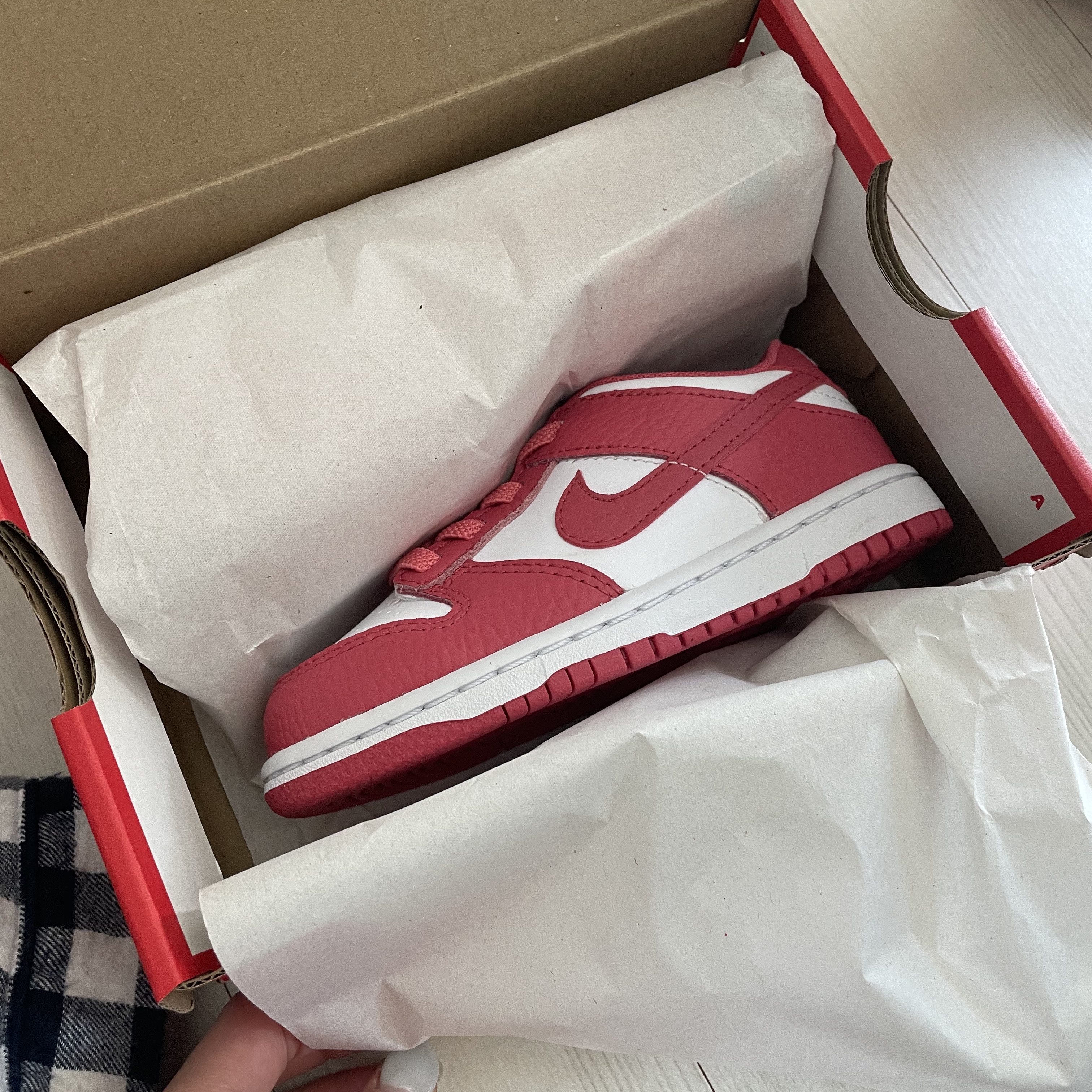 (TD) Nike Dunk Low Archeo Pink 착용 스타일 - 1