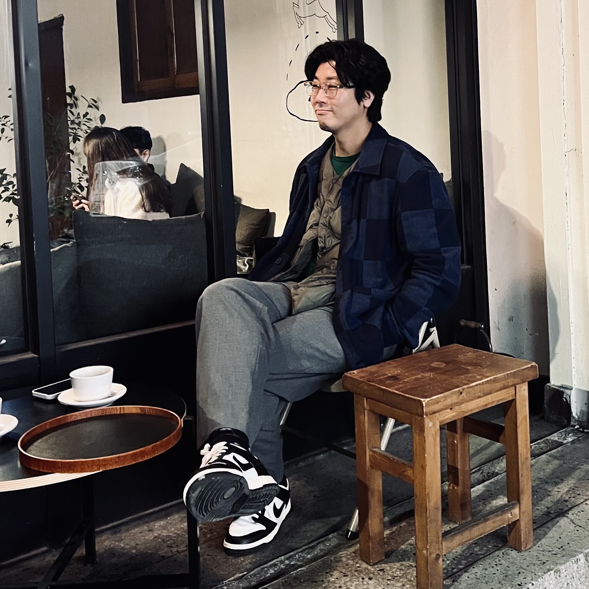 Nike Dunk Low Retro Black 착용 스타일 - 4