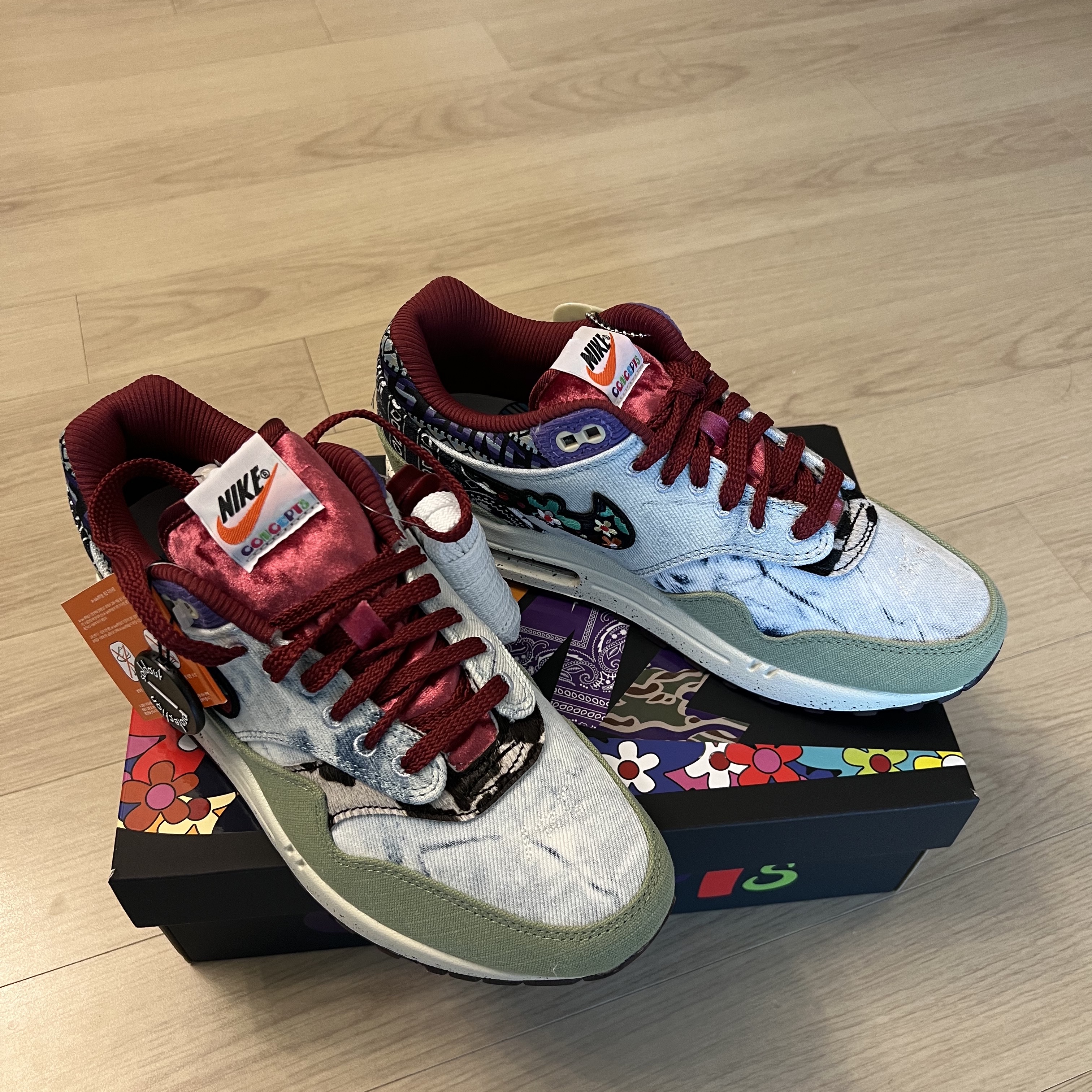 Nike x Concepts Air Max 1 SP Mellow 착용 스타일