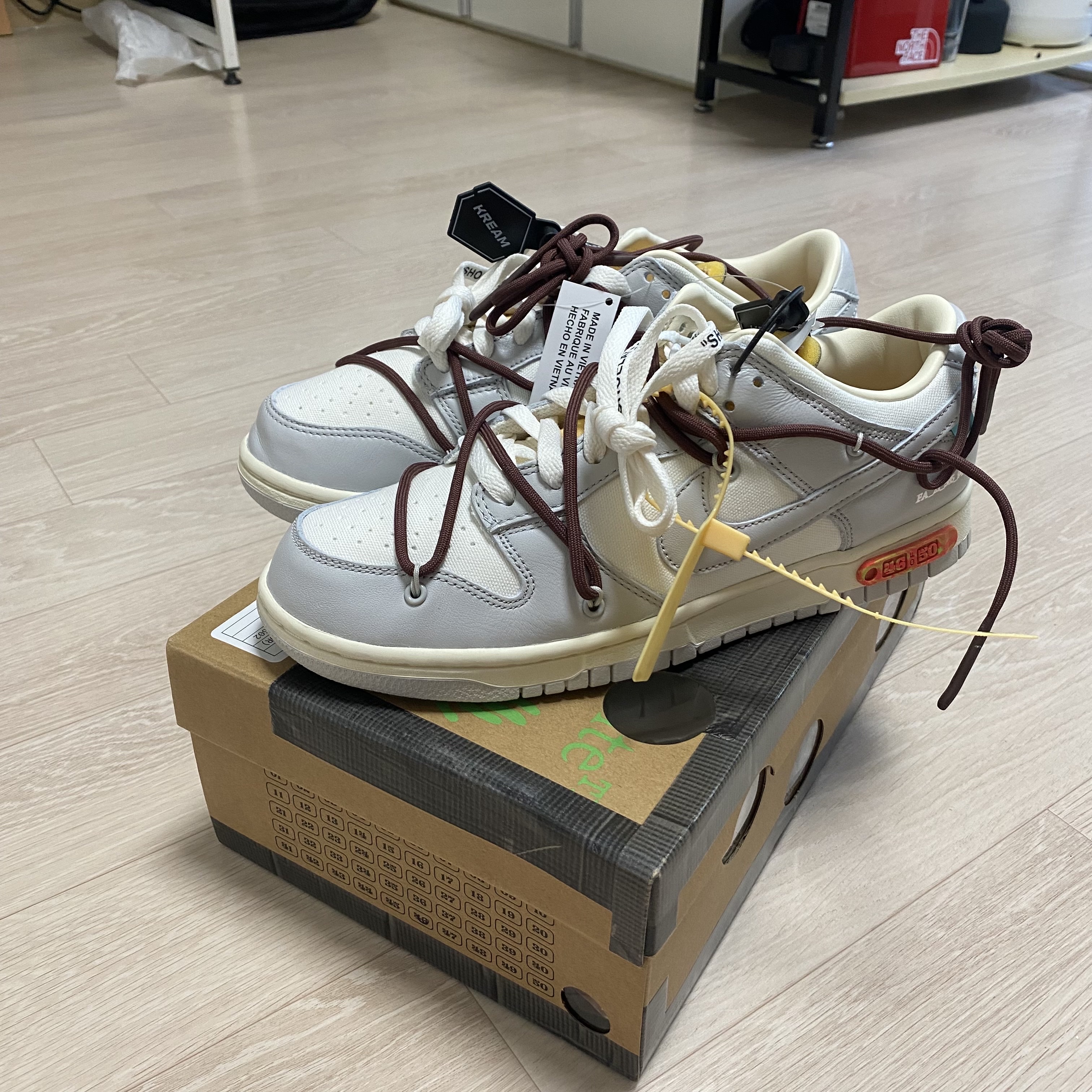 Nike x Off-White Dunk Low The 50 - Lot 46 착용 스타일 - 1