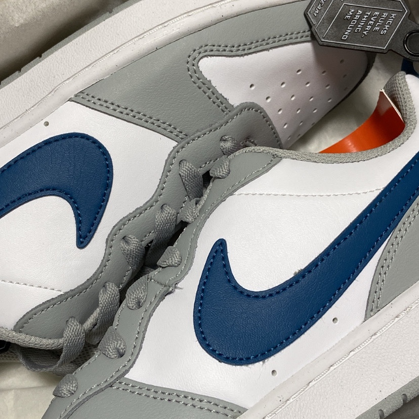 (GS) Nike Court Borough Low 2 Light Smoke Grey 착용 스타일