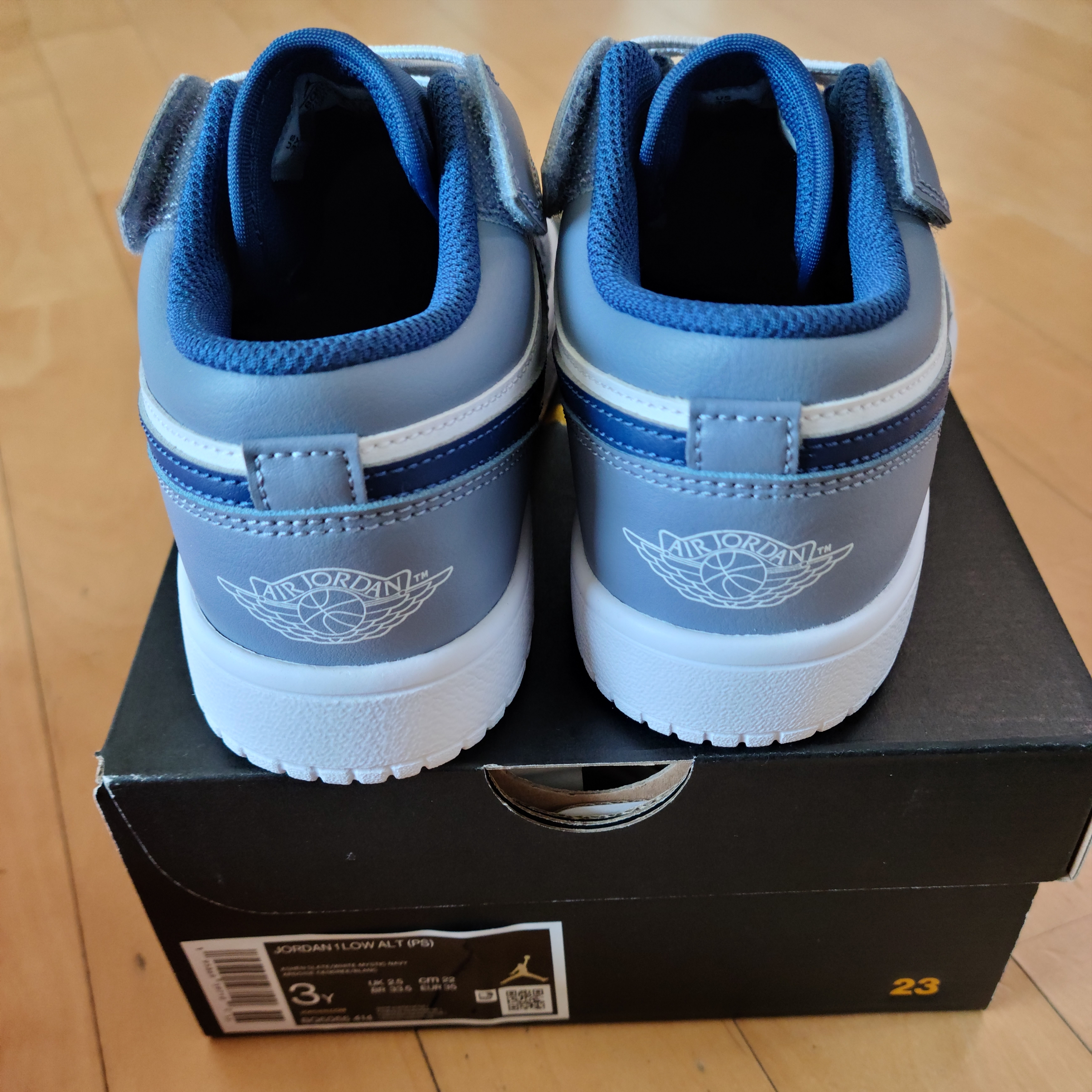 (PS) Jordan 1 Low Alt Ashen Slate and Mystic Navy 착용 스타일 - 3
