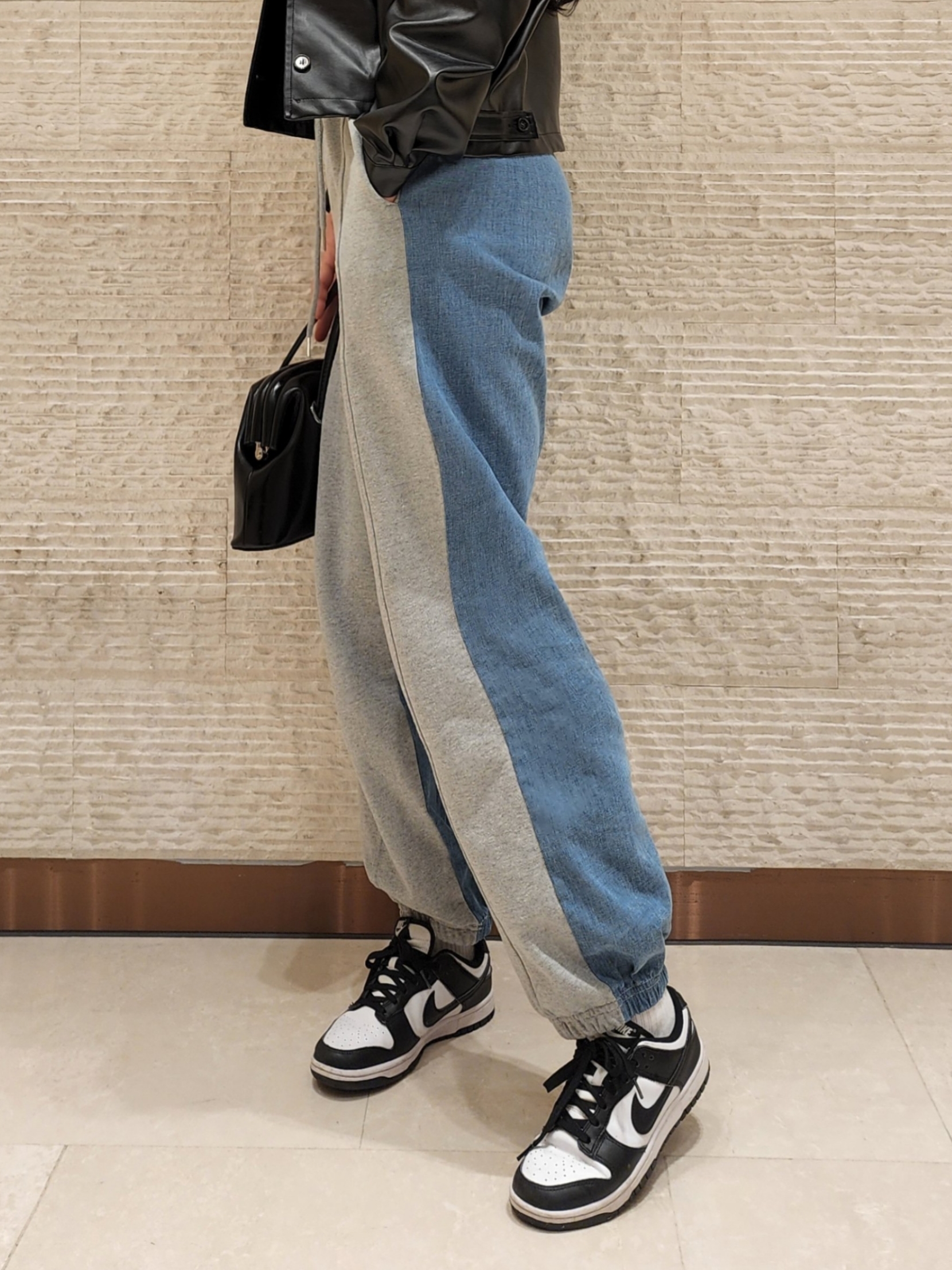 Nike Dunk Low Retro Black, (W) Nike Dunk Low Black 착용 스타일 - 4