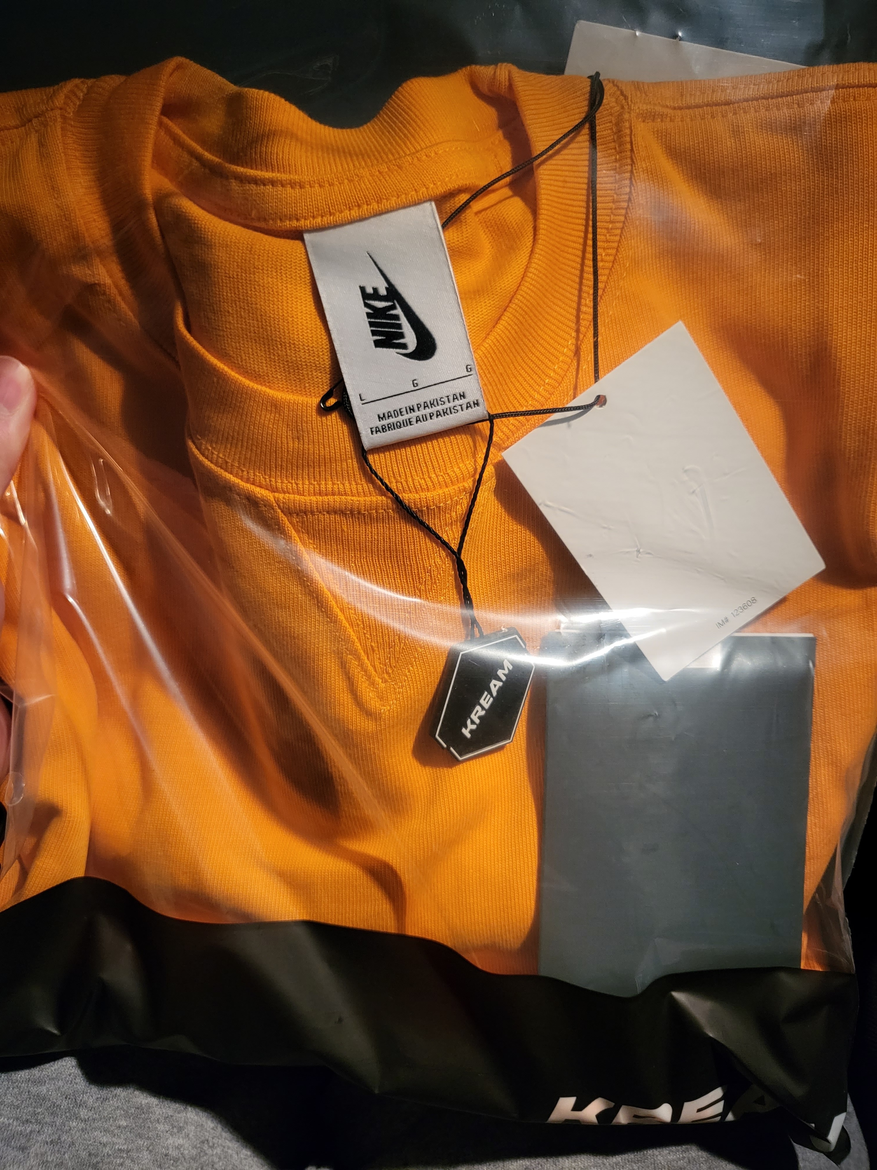 Nike x Kim Jones Oversized T-Shirt Circuit Orange - Asia, Nike x Sacai x Clot LDWaffle Cool Grey 착용 스타일 - 2