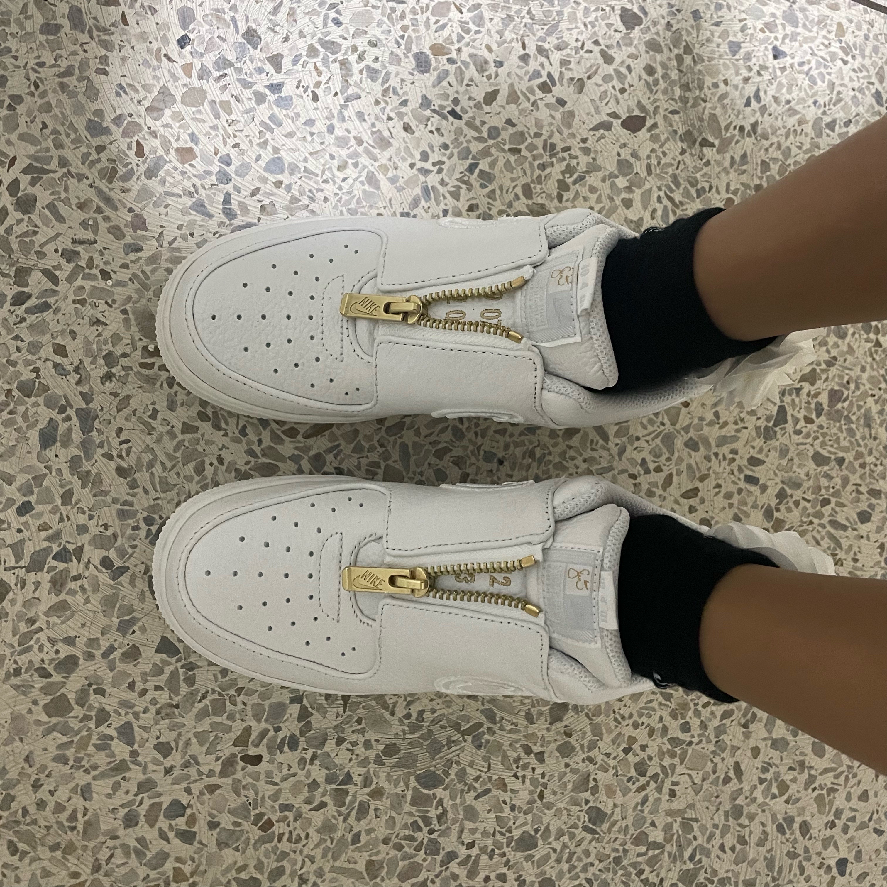 (W) Nike x Serena Williams Air Force 1 LXX Summit White 착용 스타일 - 2