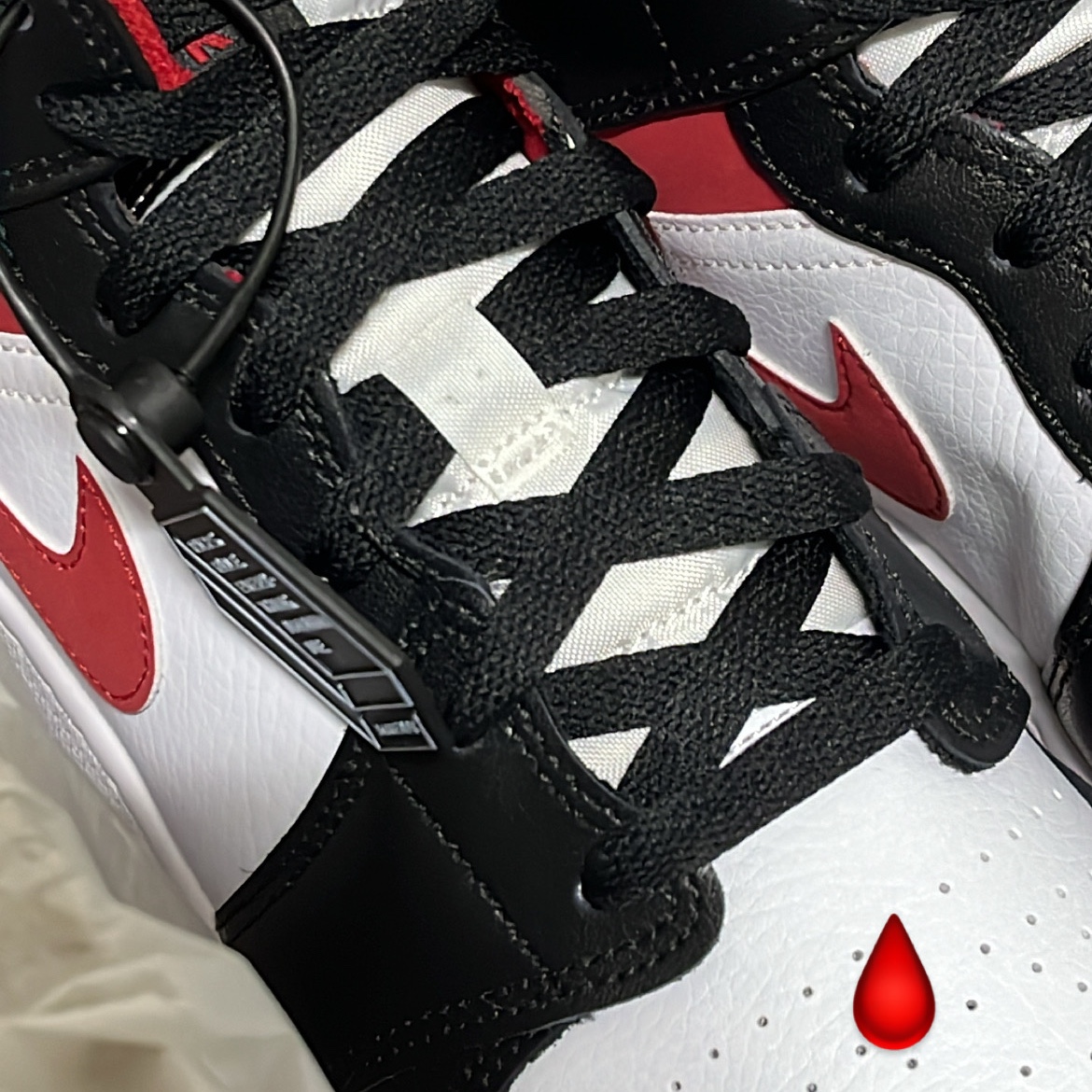 Jordan 1 Mid Gym Red Black White, (GS) Jordan 1 Mid Gym Red Black White 착용 스타일 - 1