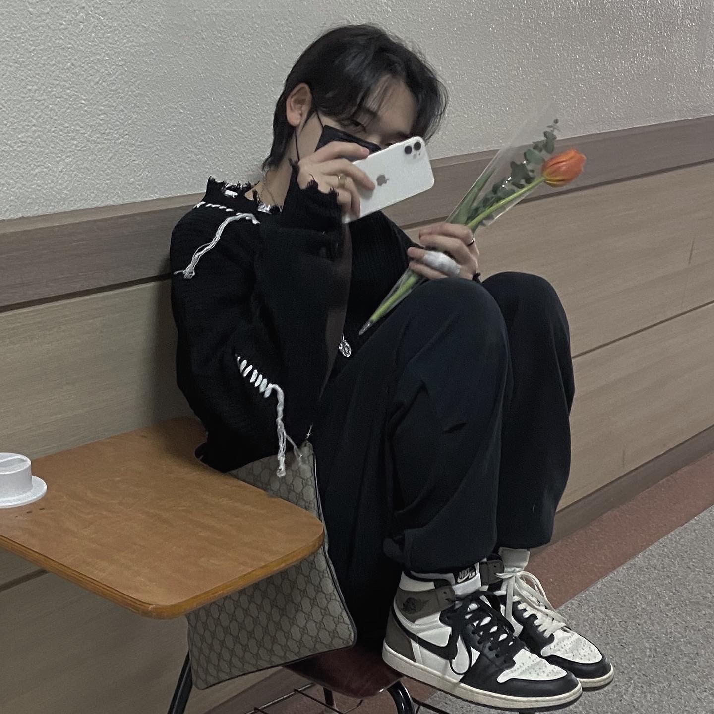 Jordan 1 Retro High OG Black Mocha 착용 스타일