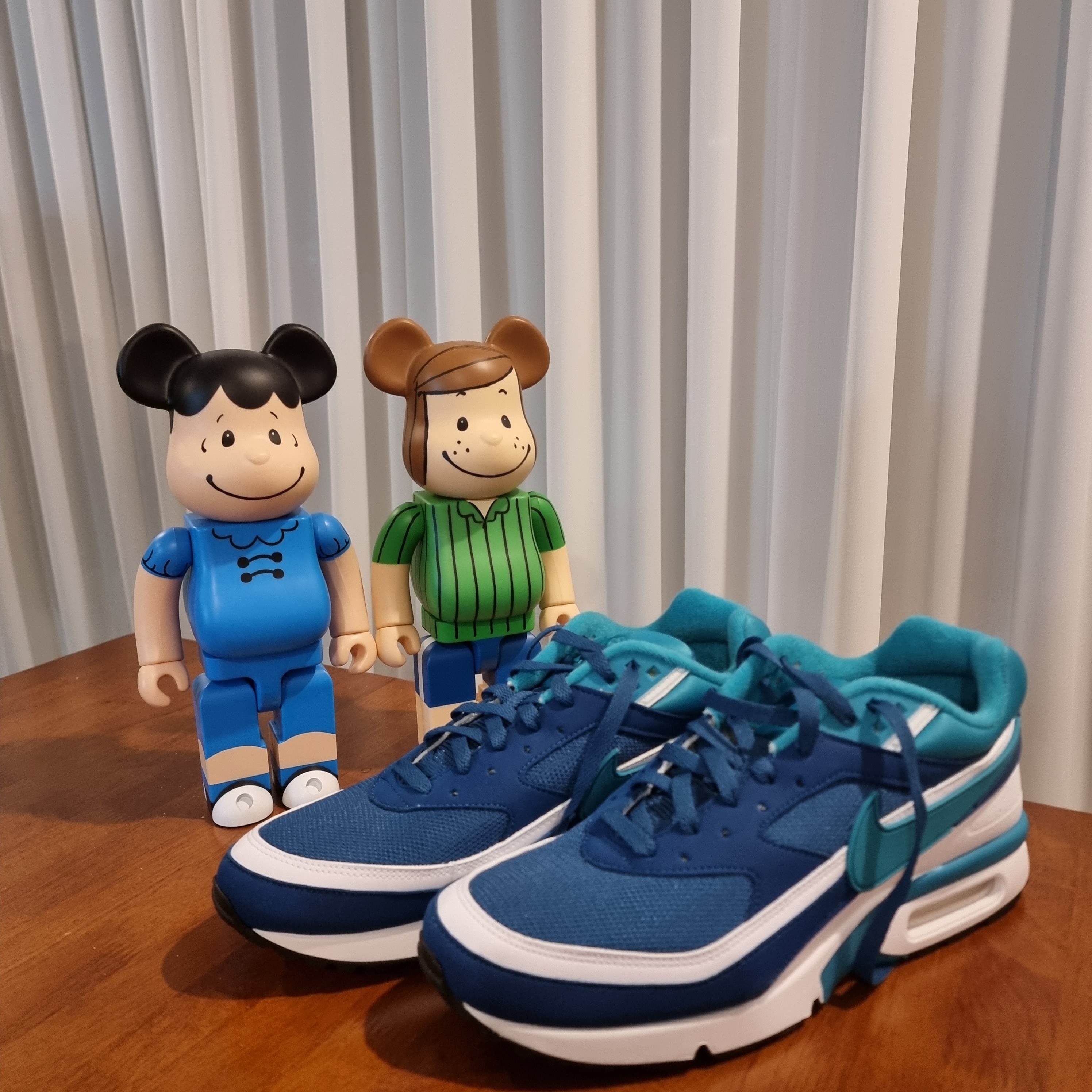 Nike Air Max BW OG Marina, Bearbrick Peanuts Lucy 400% 착용 스타일 - 1