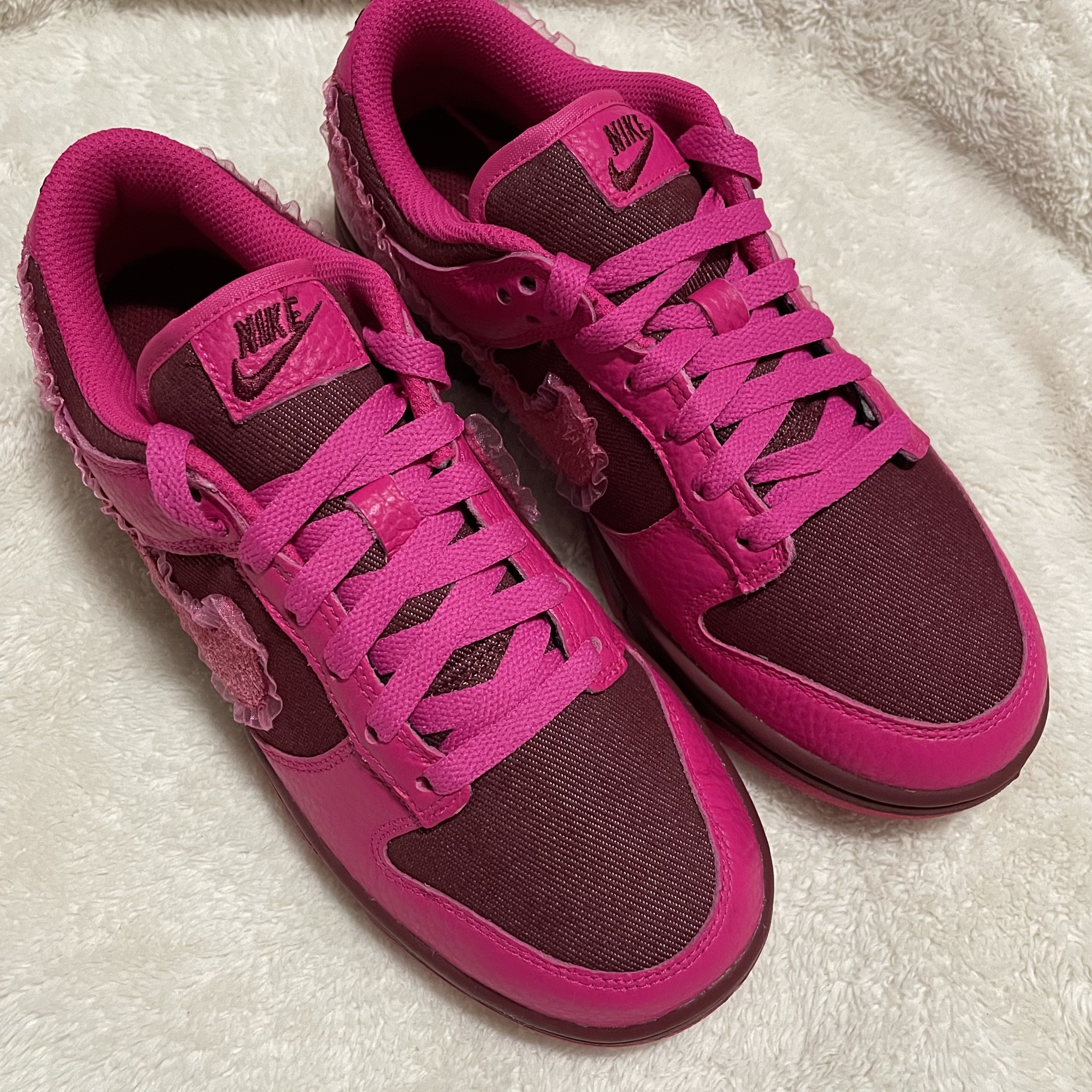 (W) Nike Dunk Low Prime Pink 착용 스타일 - 3