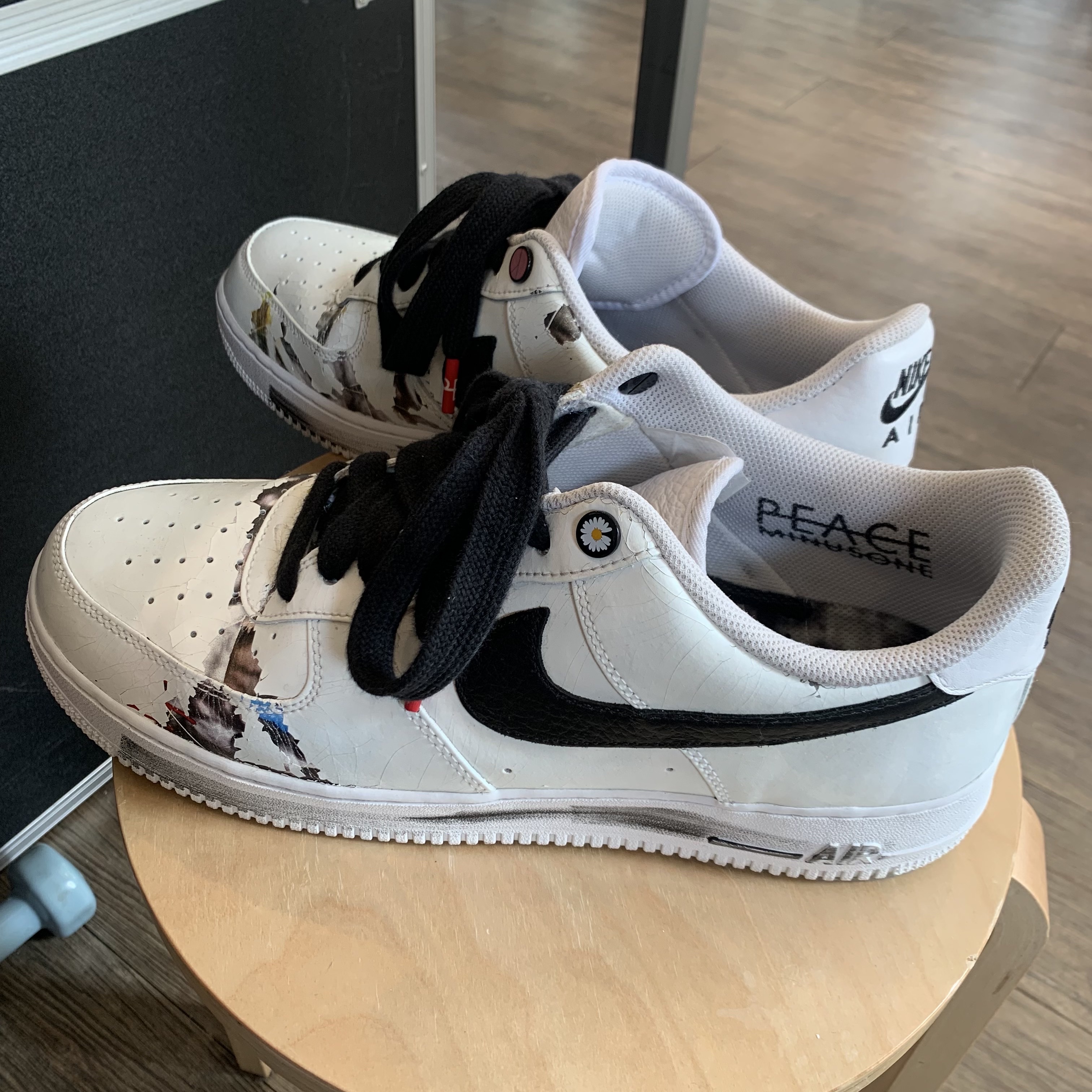 Nike x Peaceminusone Air Force 1 Low Para-Noise 2.0 착용 스타일 - 2