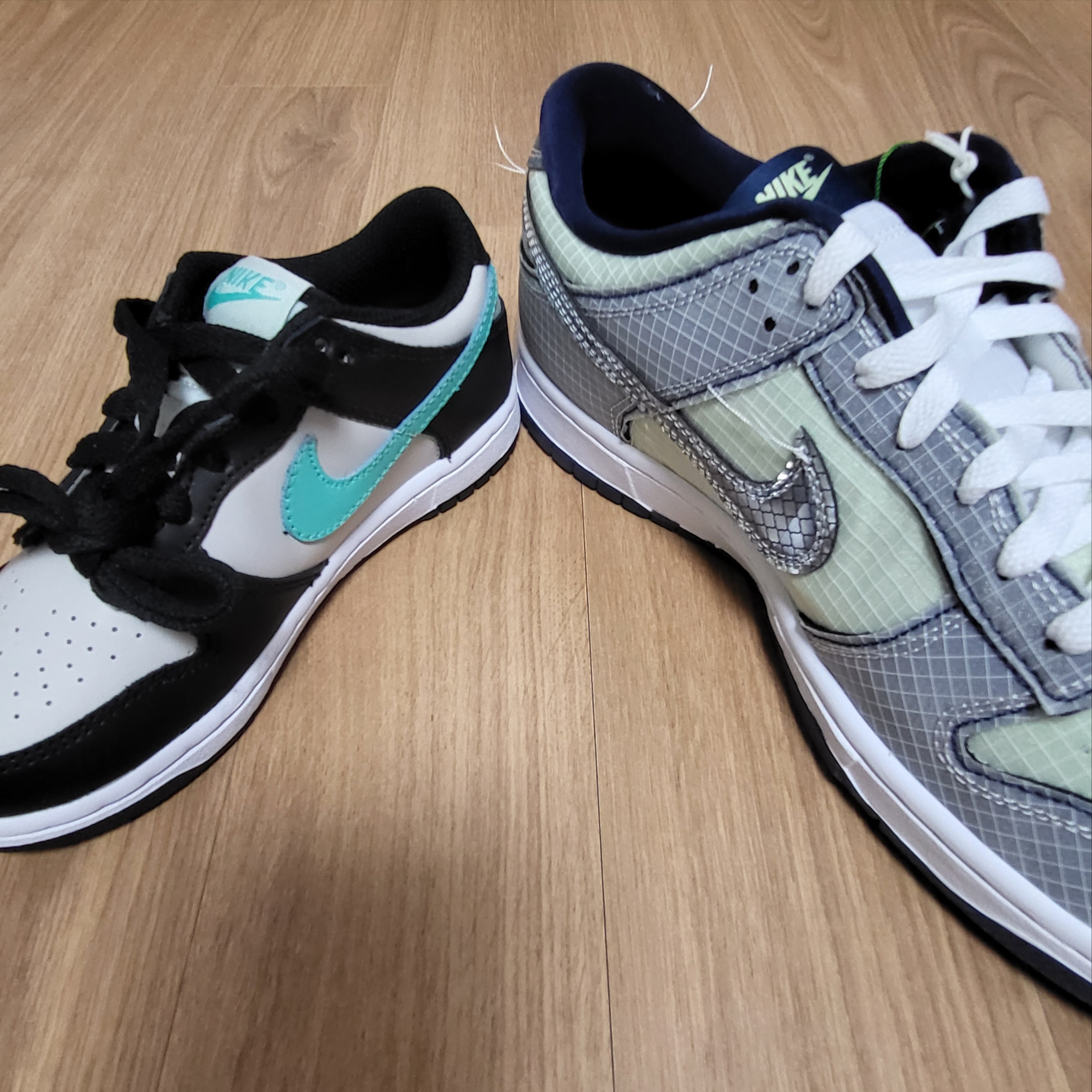 Nike x Union Dunk Low Passport Pack Pistachio, (PS) Nike Dunk Low Light Bone Tropical Twist 착용 스타일