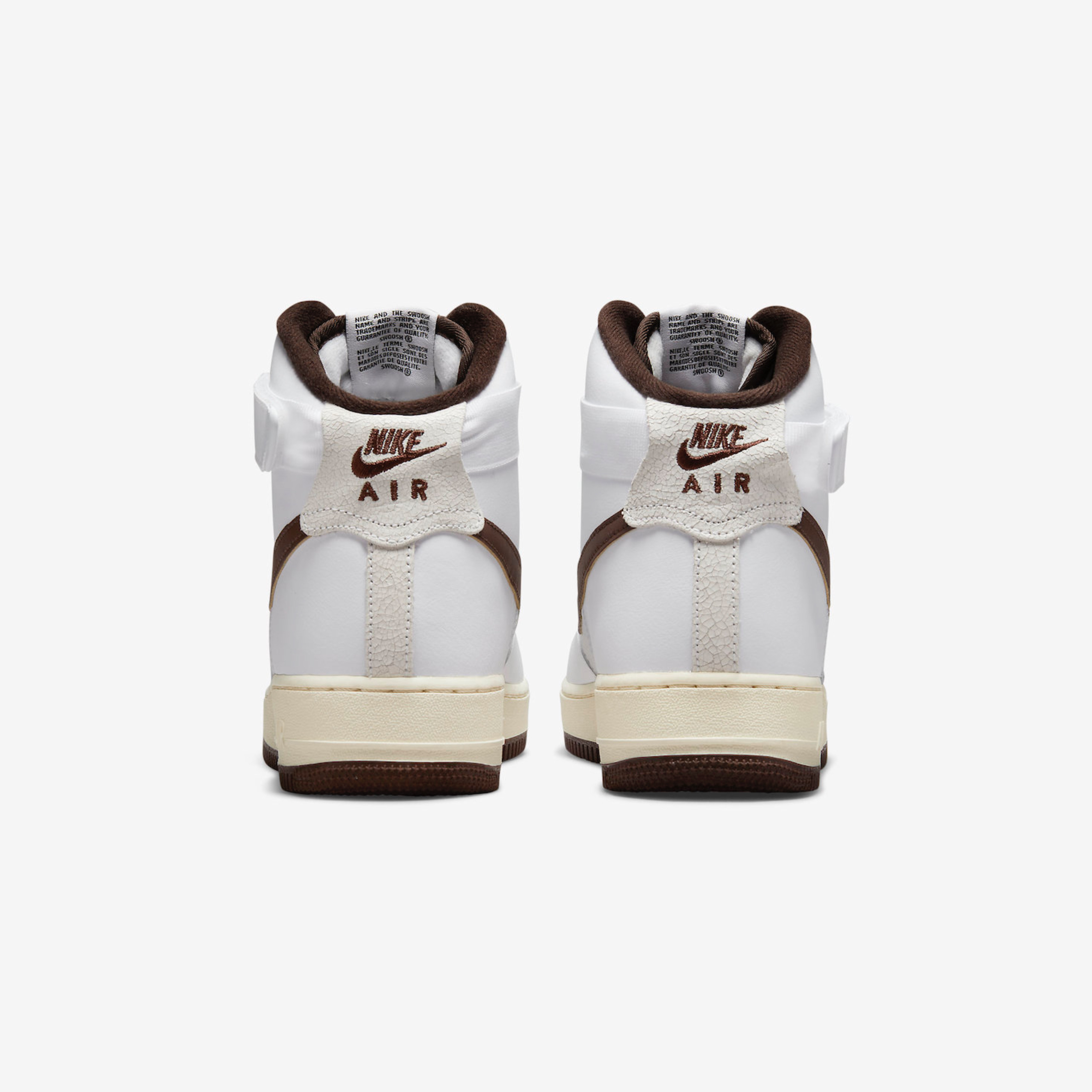 Nike Air Force 1 High '07 LV8 White and Light Chocolate 착용 스타일 - 5