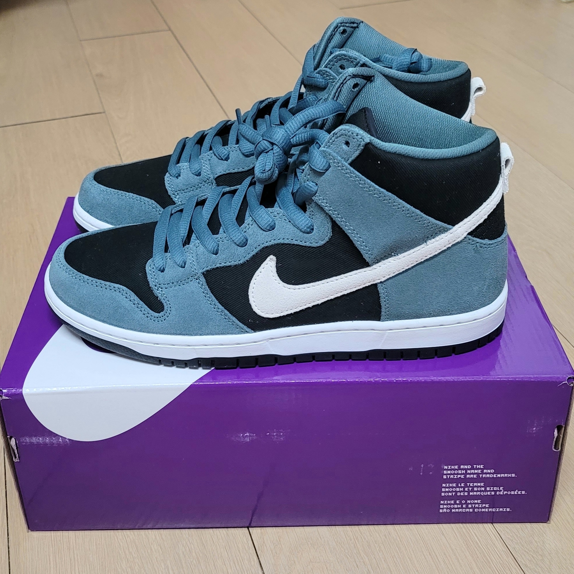Nike SB Dunk High Pro Mineral Slate Suede 착용 스타일 - 3