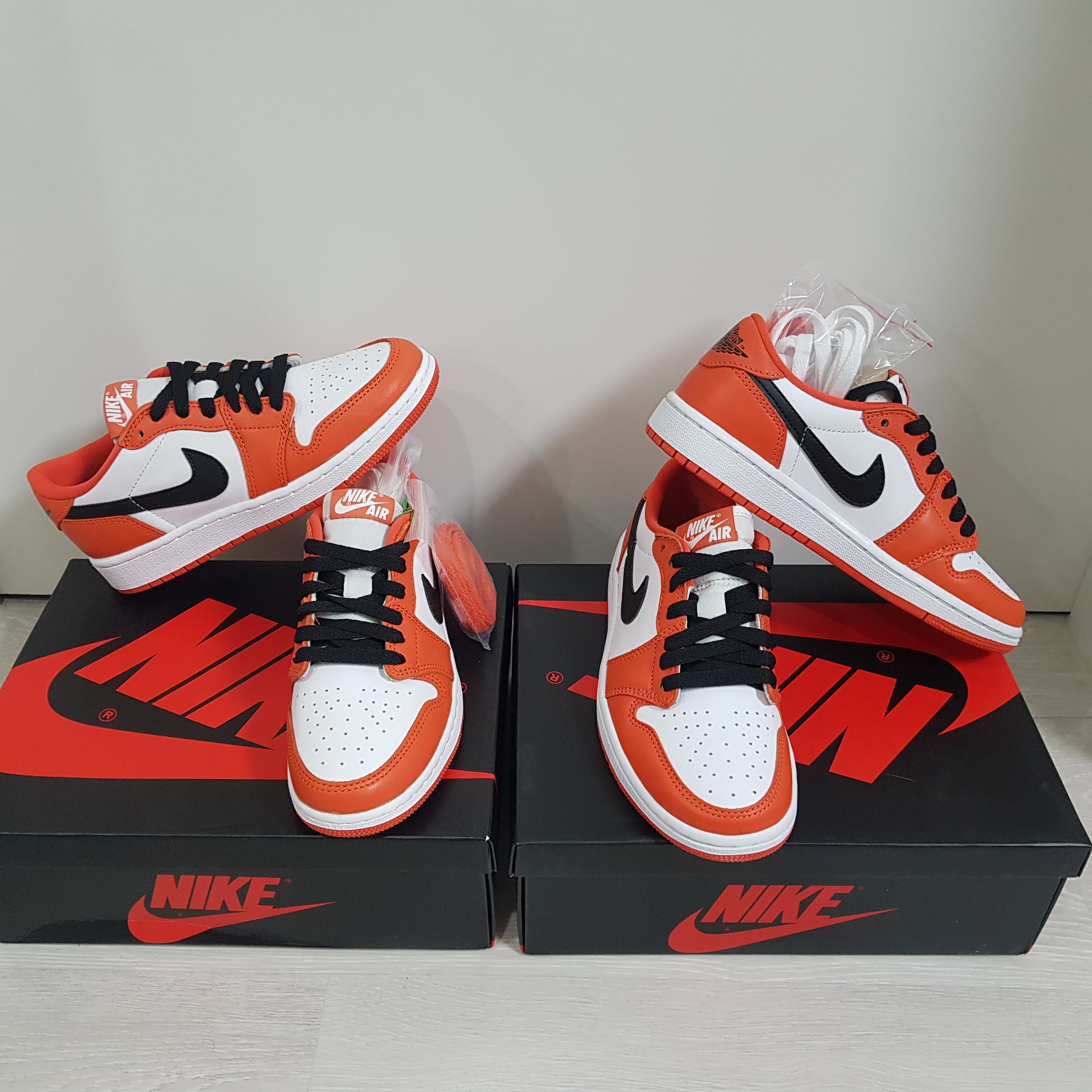 (W) Jordan 1 Low OG Starfish, (GS) Jordan 1 Low OG Starfish 착용 스타일 - 3