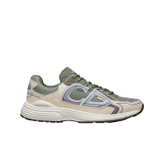 Dior B30 Sneakers Mesh Technical Fabric Olive Cream