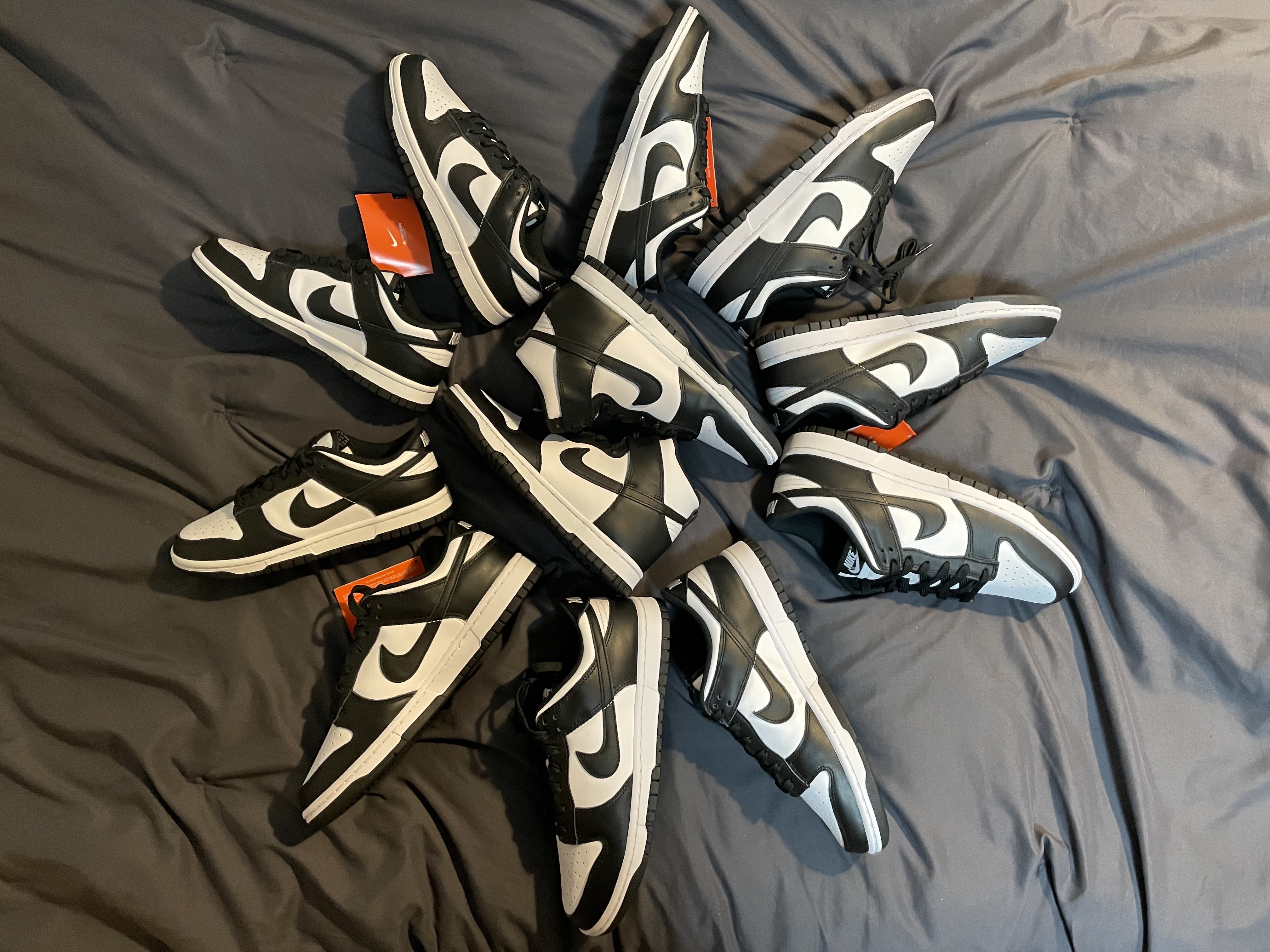 Nike Dunk Low Retro Black, (W) Nike Dunk Low Black 착용 스타일 - 2