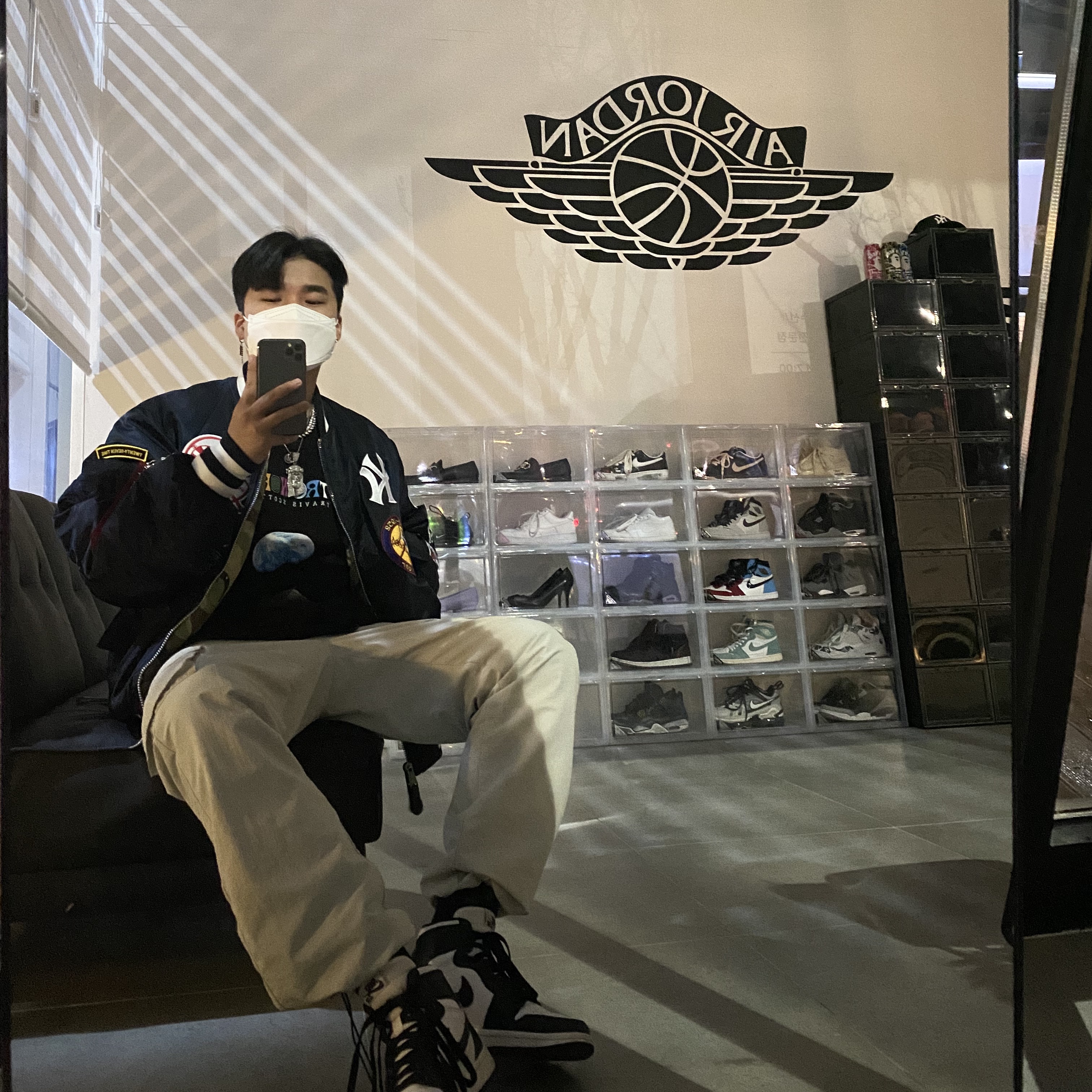 Jordan 1 Retro High OG Black White 2014 착용 스타일