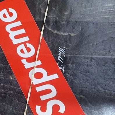 Supreme Bling Box Logo Skateboard Deck Platinum - 22SS 착용 스타일 - 2