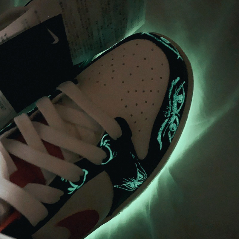Nike Dunk Low Retro PRM Halloween, (GS) Nike Dunk Low PRM Halloween 착용 스타일 - 2
