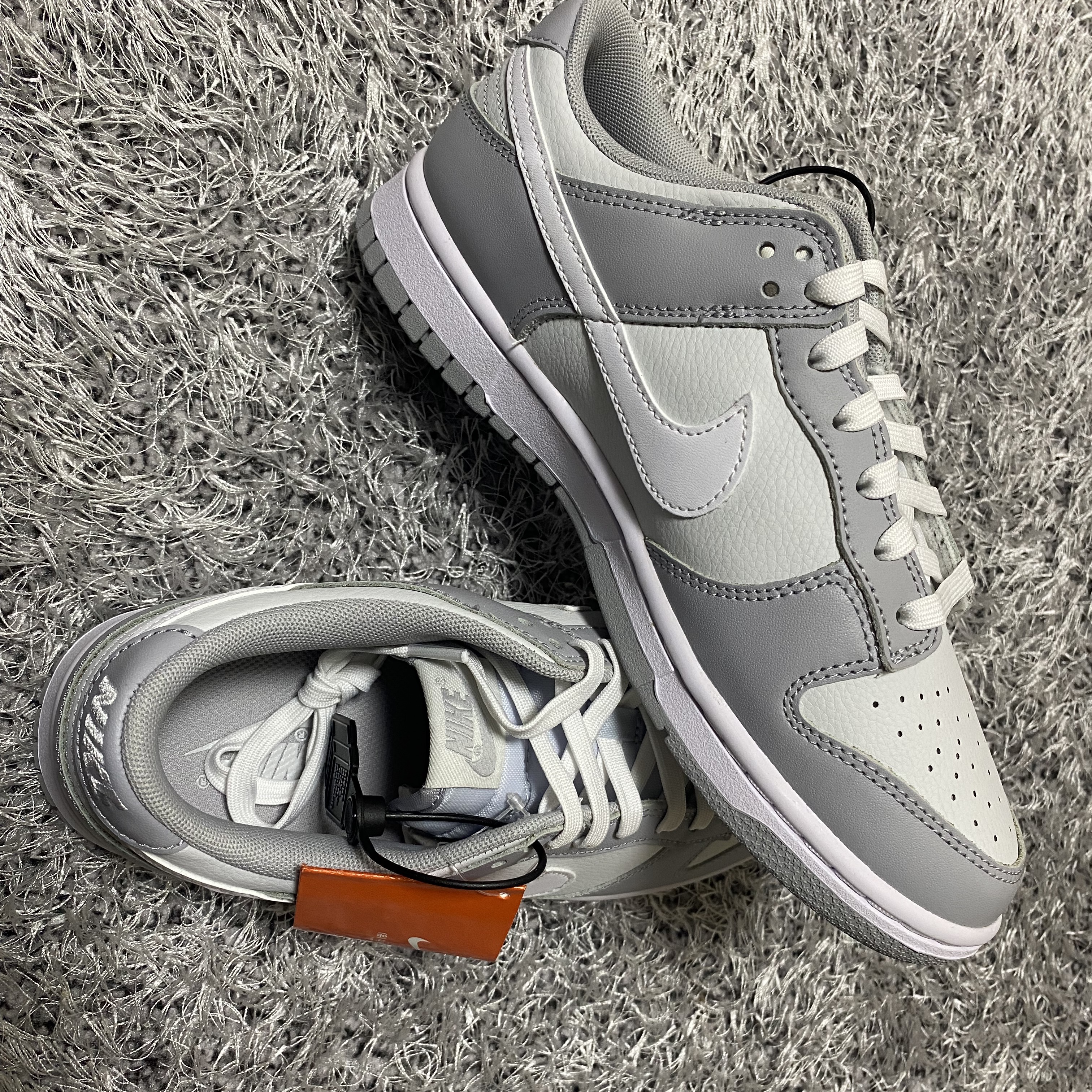 Nike Dunk Low Retro Wolf Grey 착용 스타일