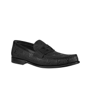 Louis Vuitton x NBA LV Loafers Monogram Embossed Leather Black