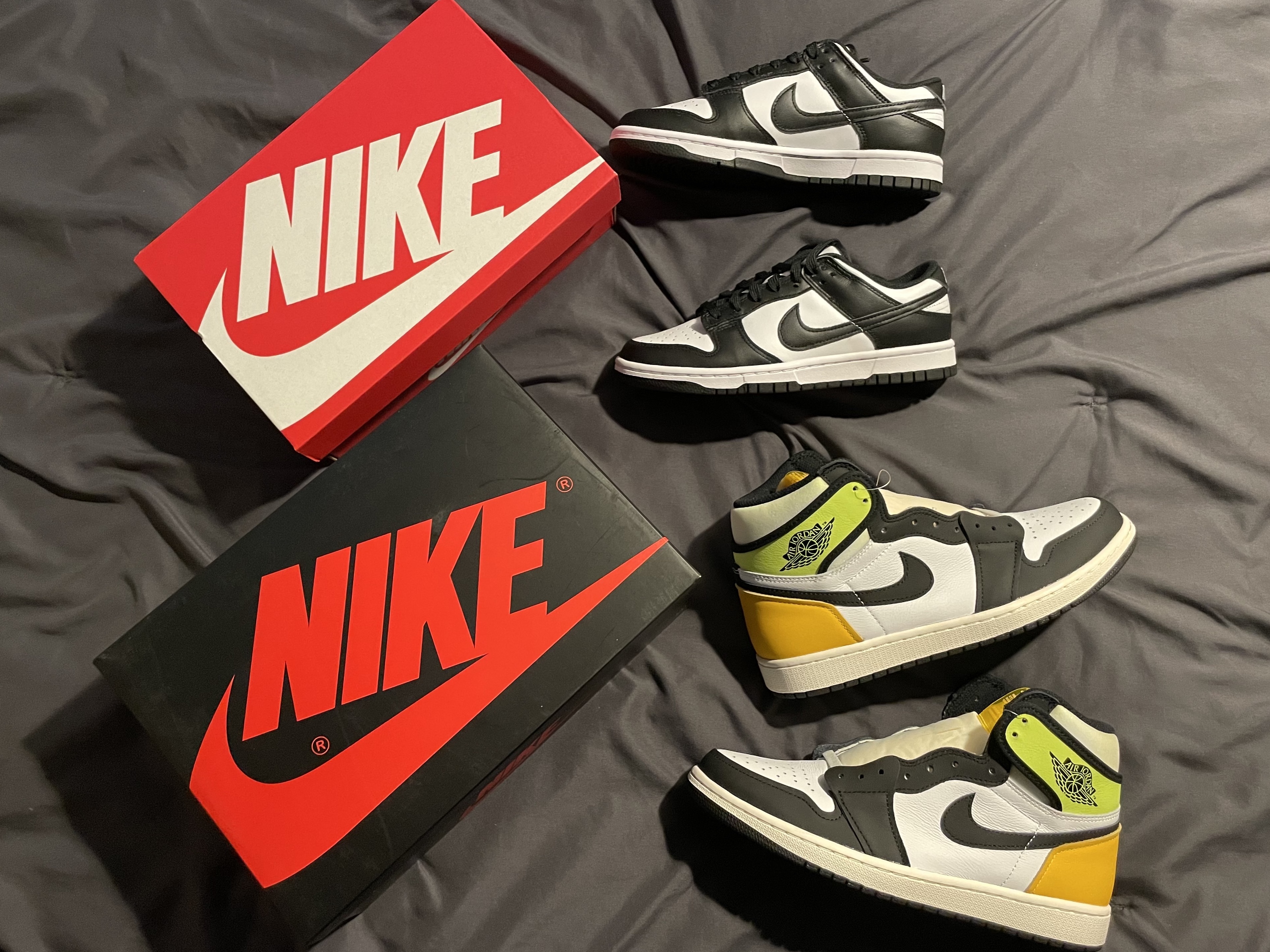Nike Dunk Low Retro Black, (W) Nike Dunk Low Black 착용 스타일 - 4