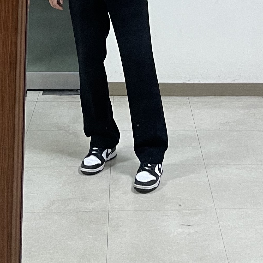 Nike Dunk Low Retro Black 착용 스타일