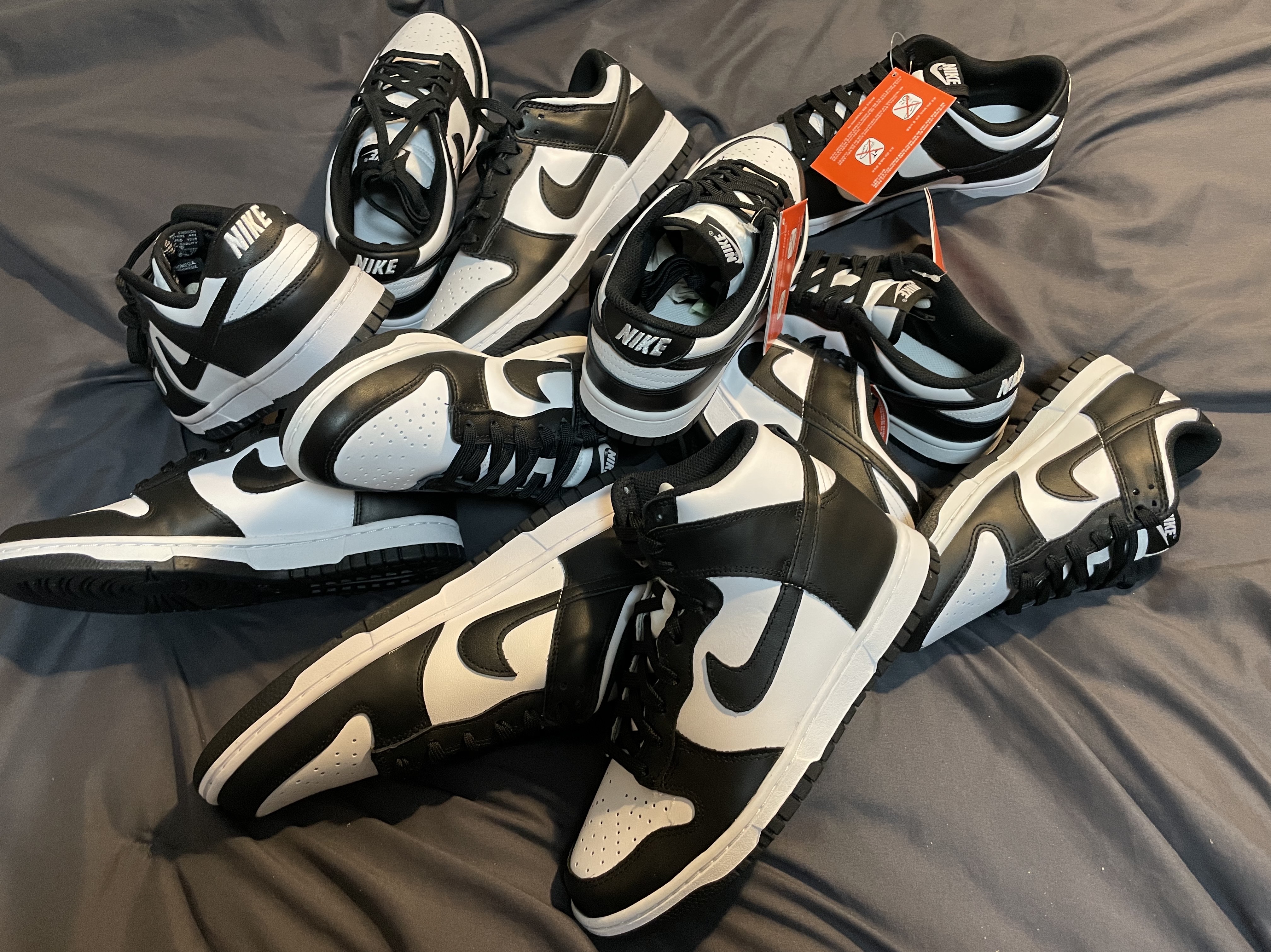 Nike Dunk Low Retro Black, (W) Nike Dunk Low Black 착용 스타일 - 3