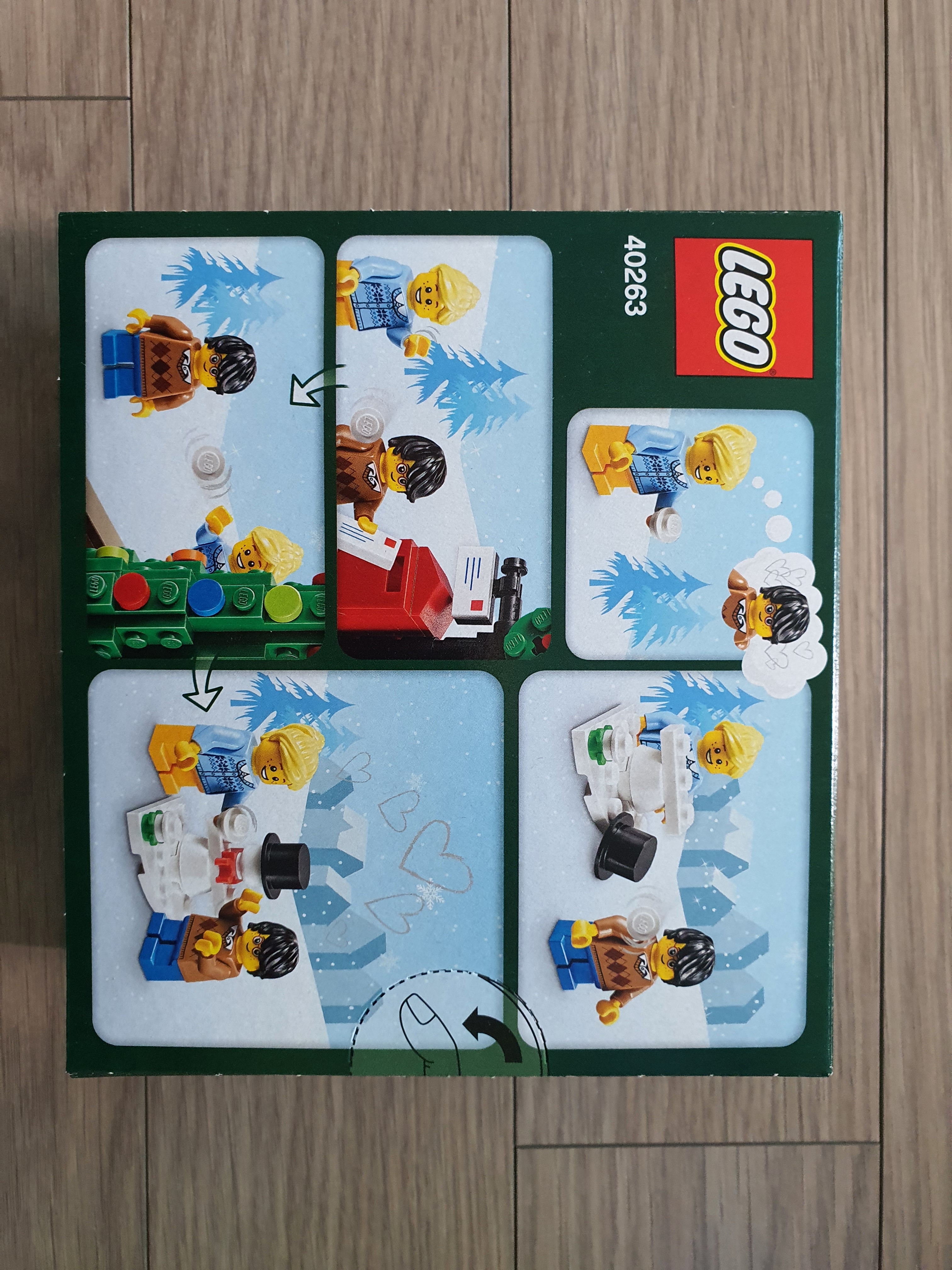 Lego Christmas Town Square 착용 스타일 - 2