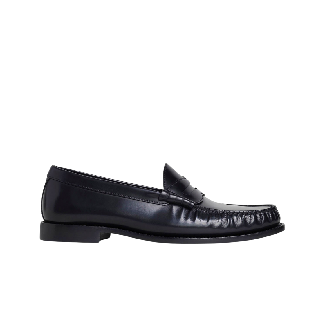 (W) Celine Luco Loafers In Polished Calfskin Black 상세 이미지 1