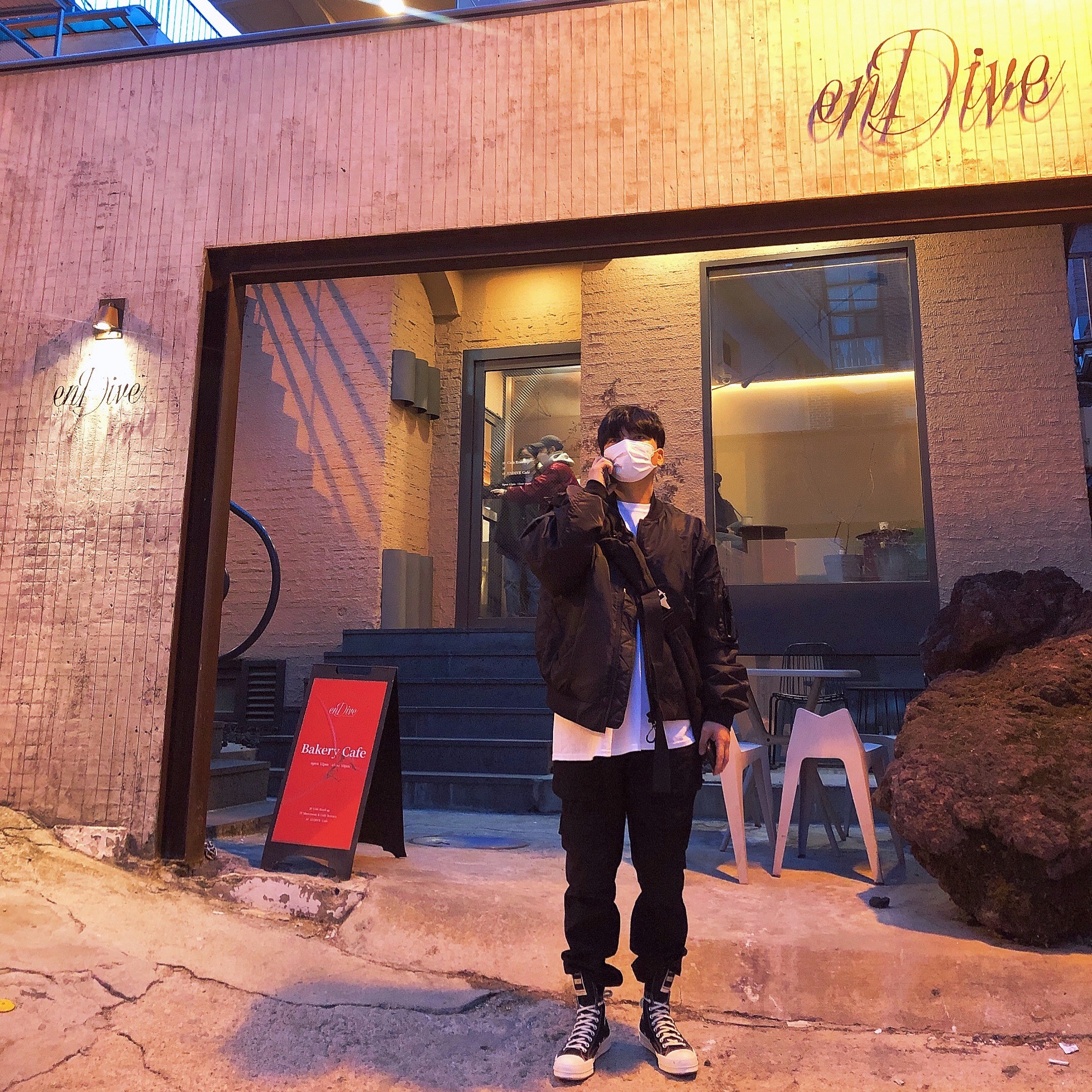 Converse x Drkshdw Drkstr Chuck 70 High Black 착용 스타일