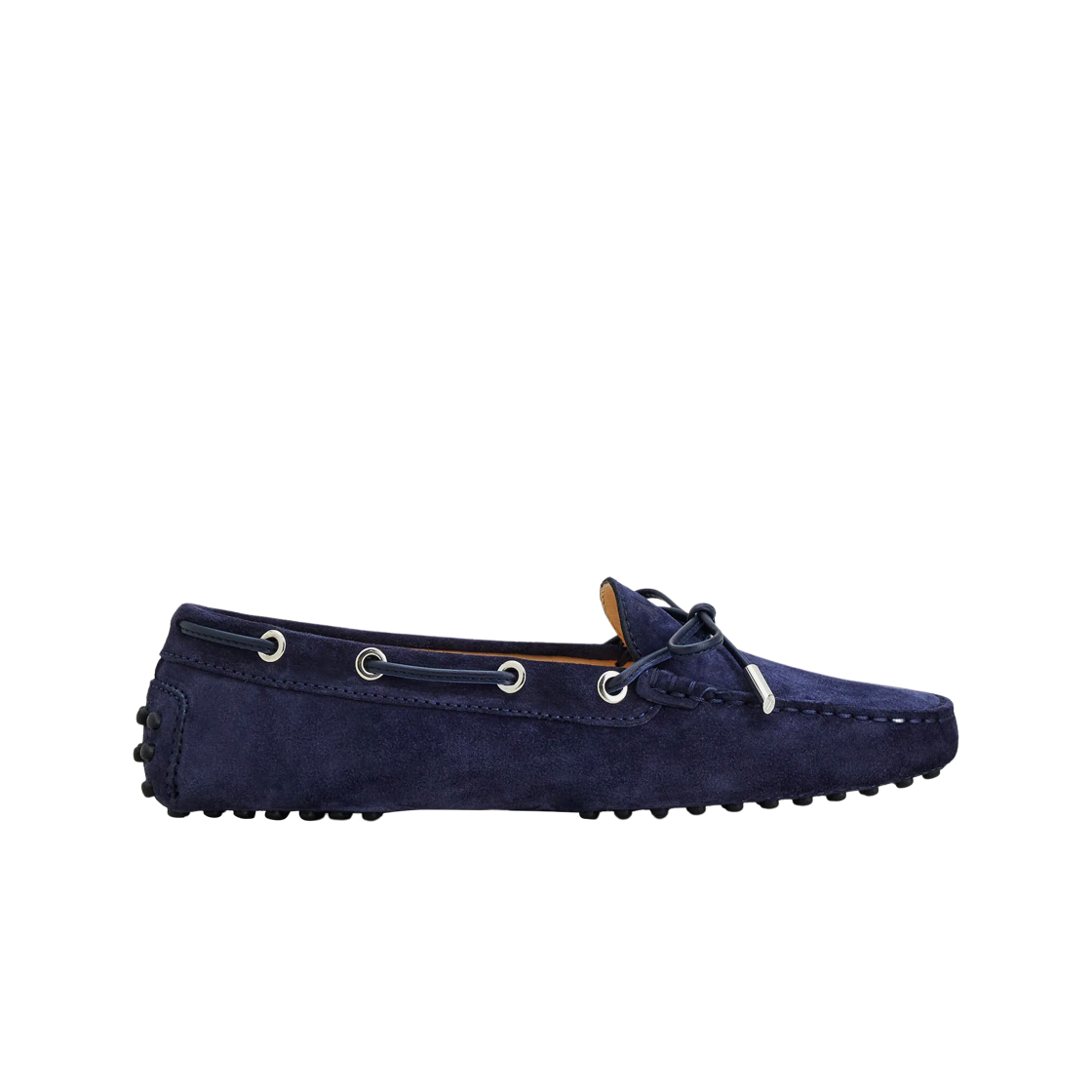 (W) 토즈 고미노 스웨이드 드라이빙 슈즈 블루((W) Tod's Gommino Suede Driving Shoes Blue)