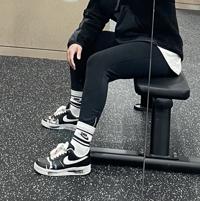 Nike x Peaceminusone Air Force 1 Low Para-Noise 착용 스타일