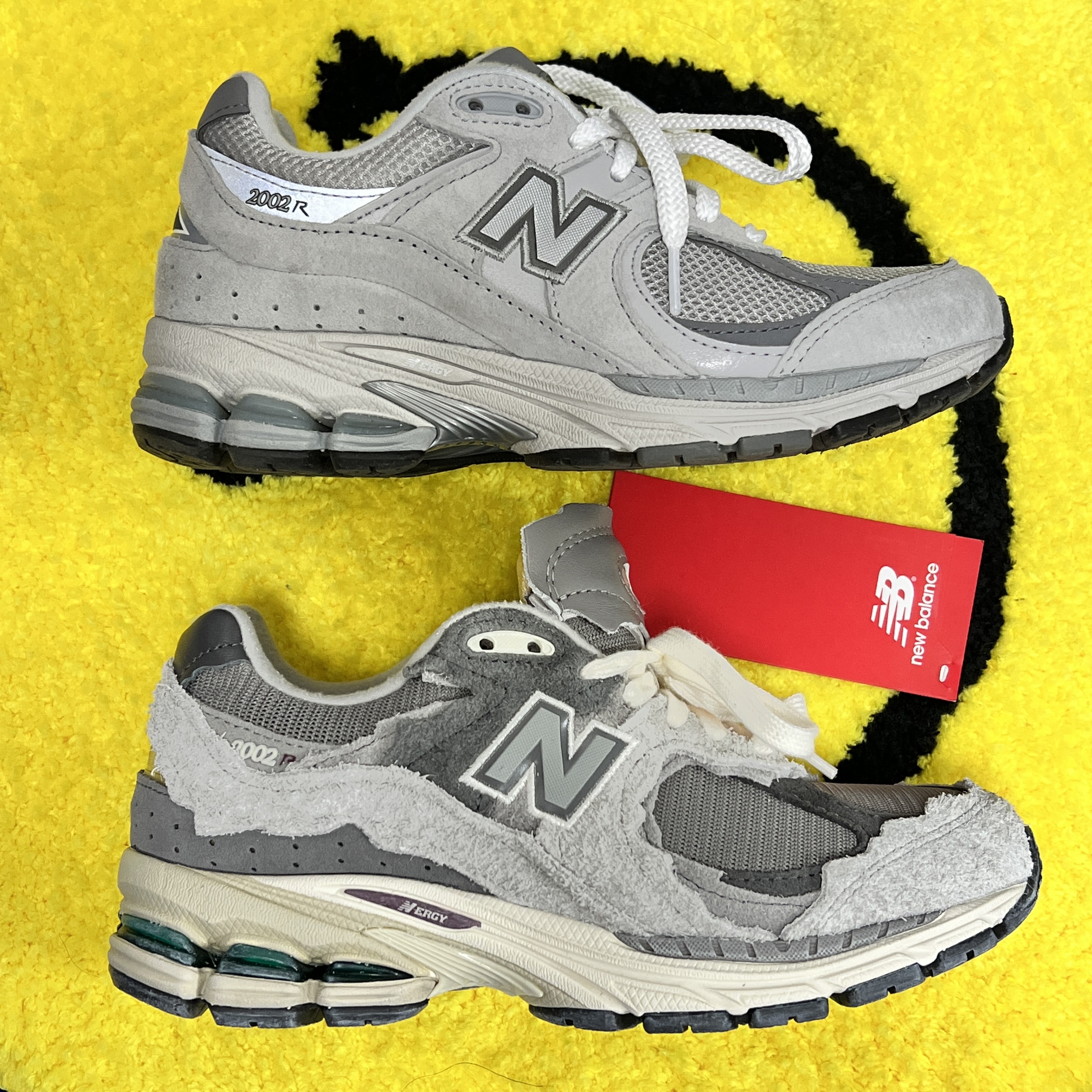 New Balance 2002R Protection Pack Rain Cloud, New Balance 2002R T2 Gray 착용 스타일