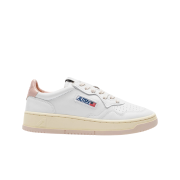 (W) Autry Medalist Low Leather Sneakers White Pink