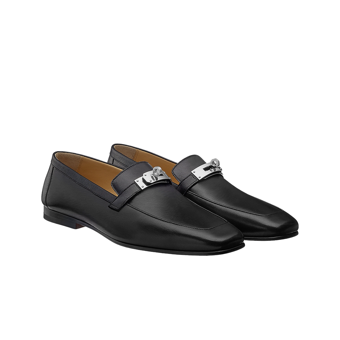 에르메스 찰리 로퍼 고트스킨 & 팔라듐 하드웨어 누아(Hermes Charlie Loafers Goatskin & Palladium Noir) - 2