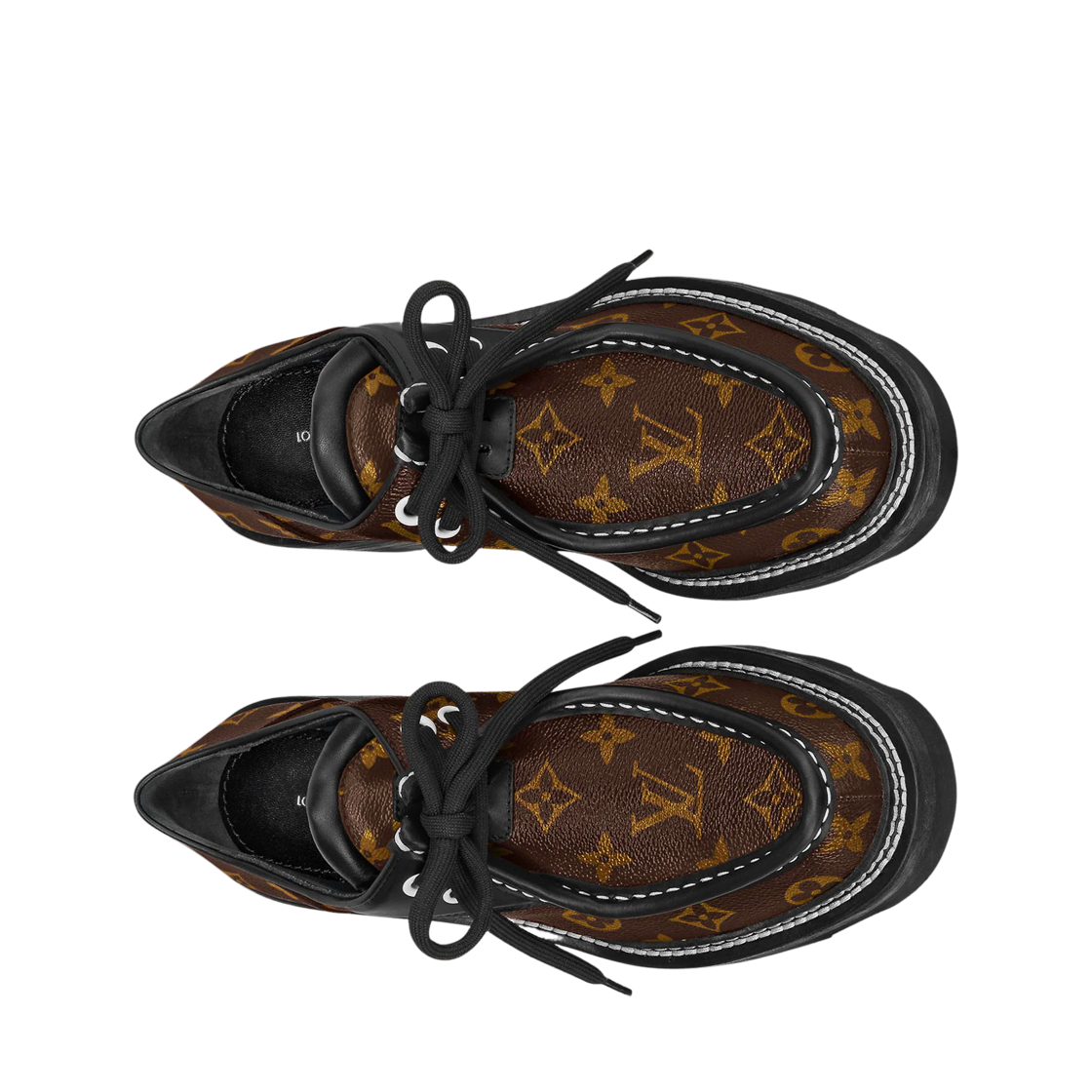 (W) 루이비통 보부르 플랫폼 더비 모노그램((W) Louis Vuitton Beaubourg Platform Derby Monogram) - 2