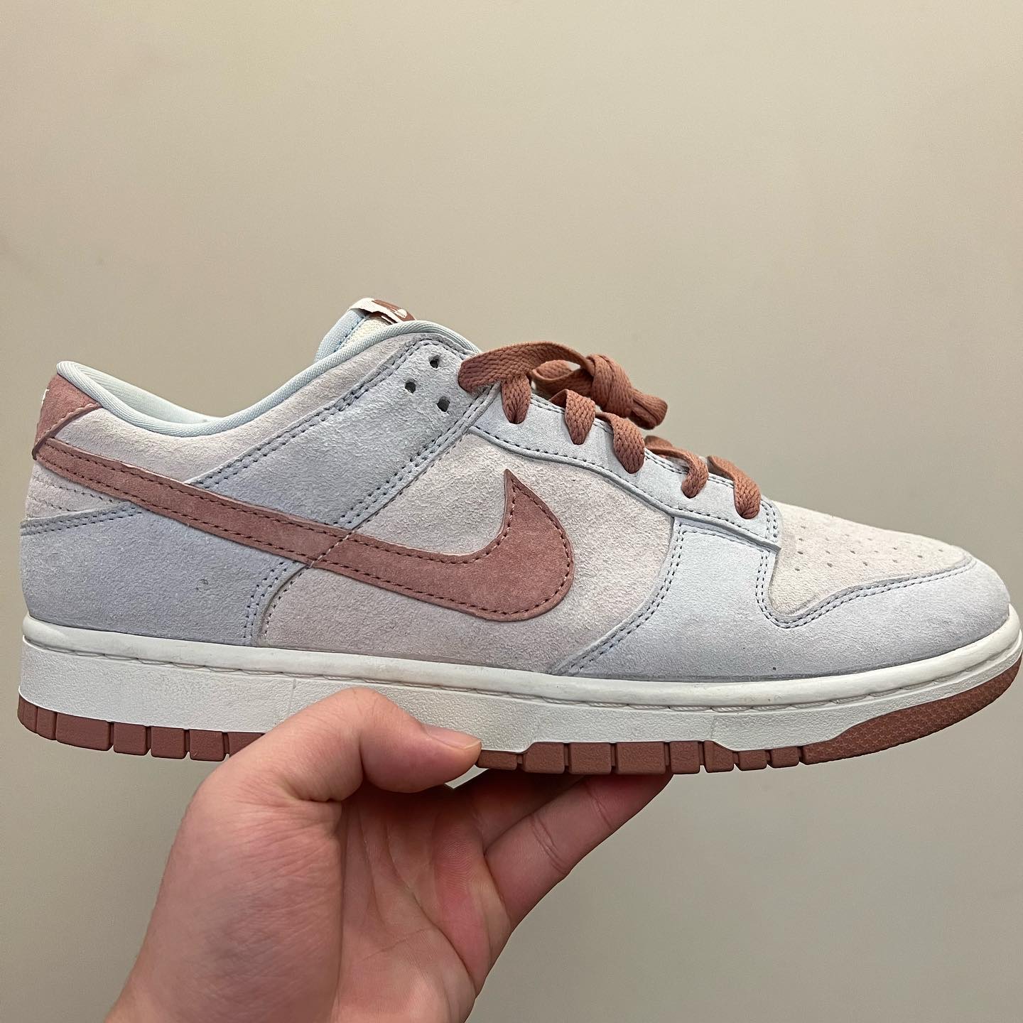 Nike Dunk Low Retro PRM Fossil Rose 착용 스타일