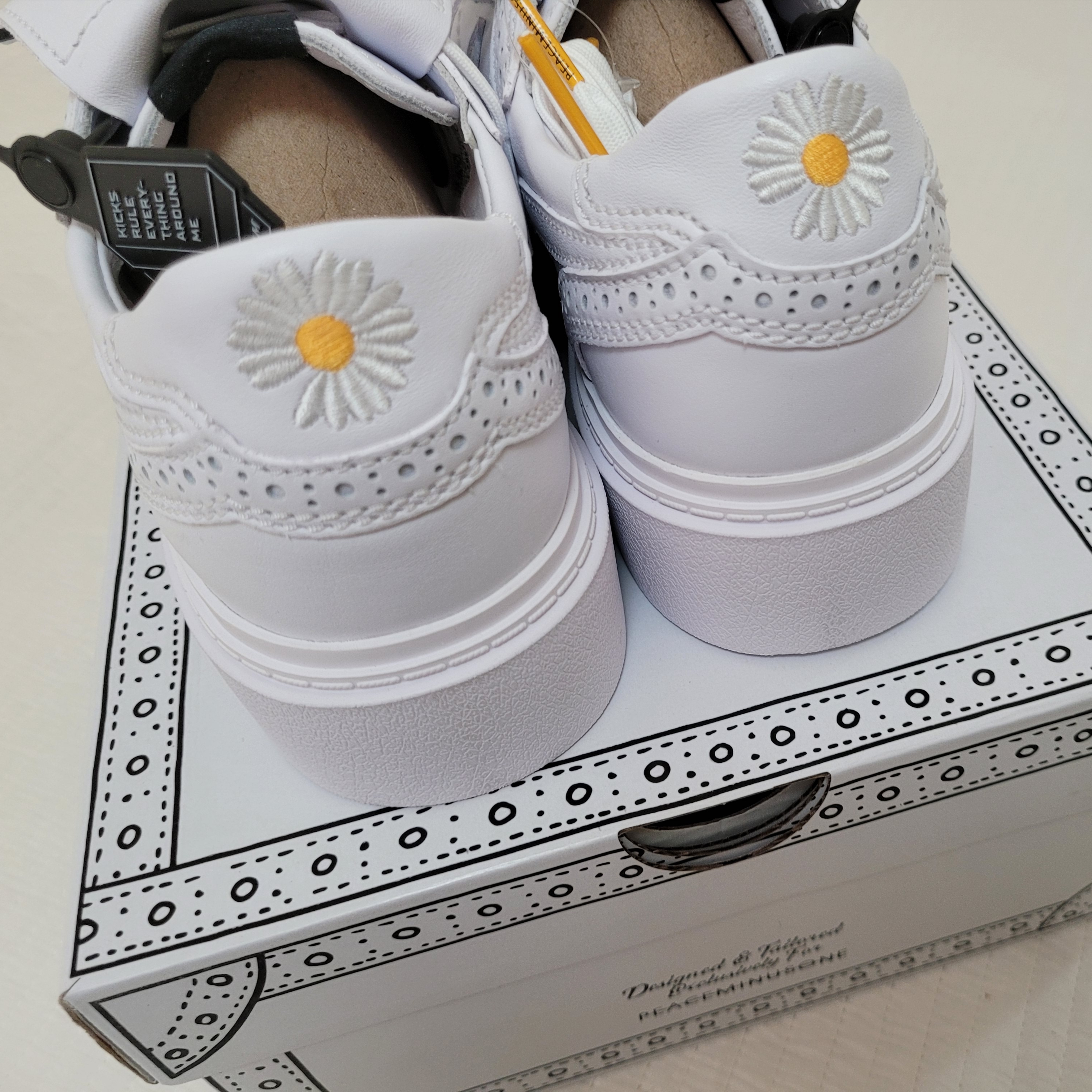 Nike x Peaceminusone Kwondo1 White 착용 스타일 - 4