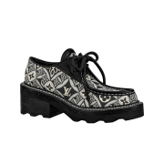 (W) Louis Vuitton Since 1854 Beaubourg Platform Derby Jacquard Grey