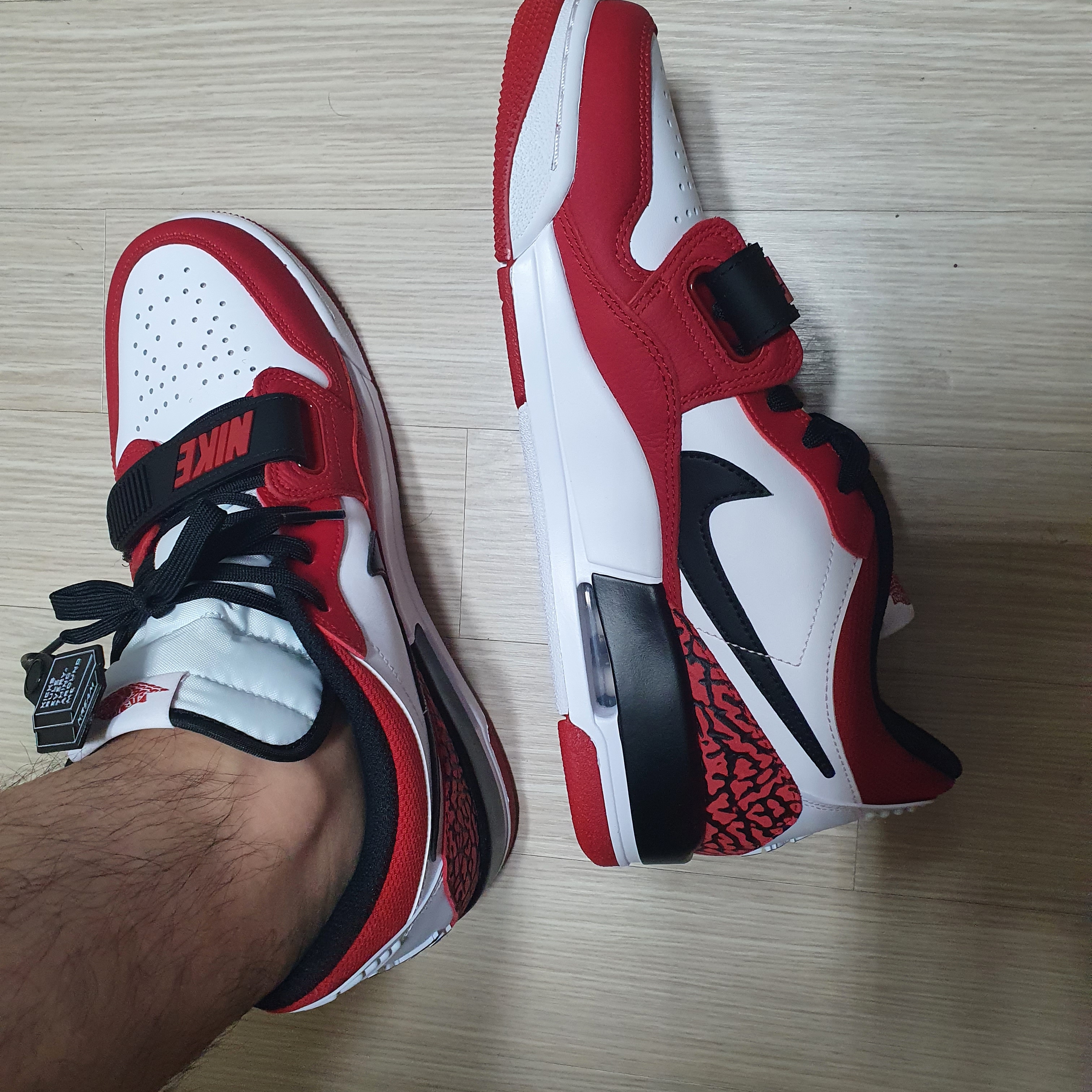 Jordan Legacy 312 Low Chicago 2022 착용 스타일