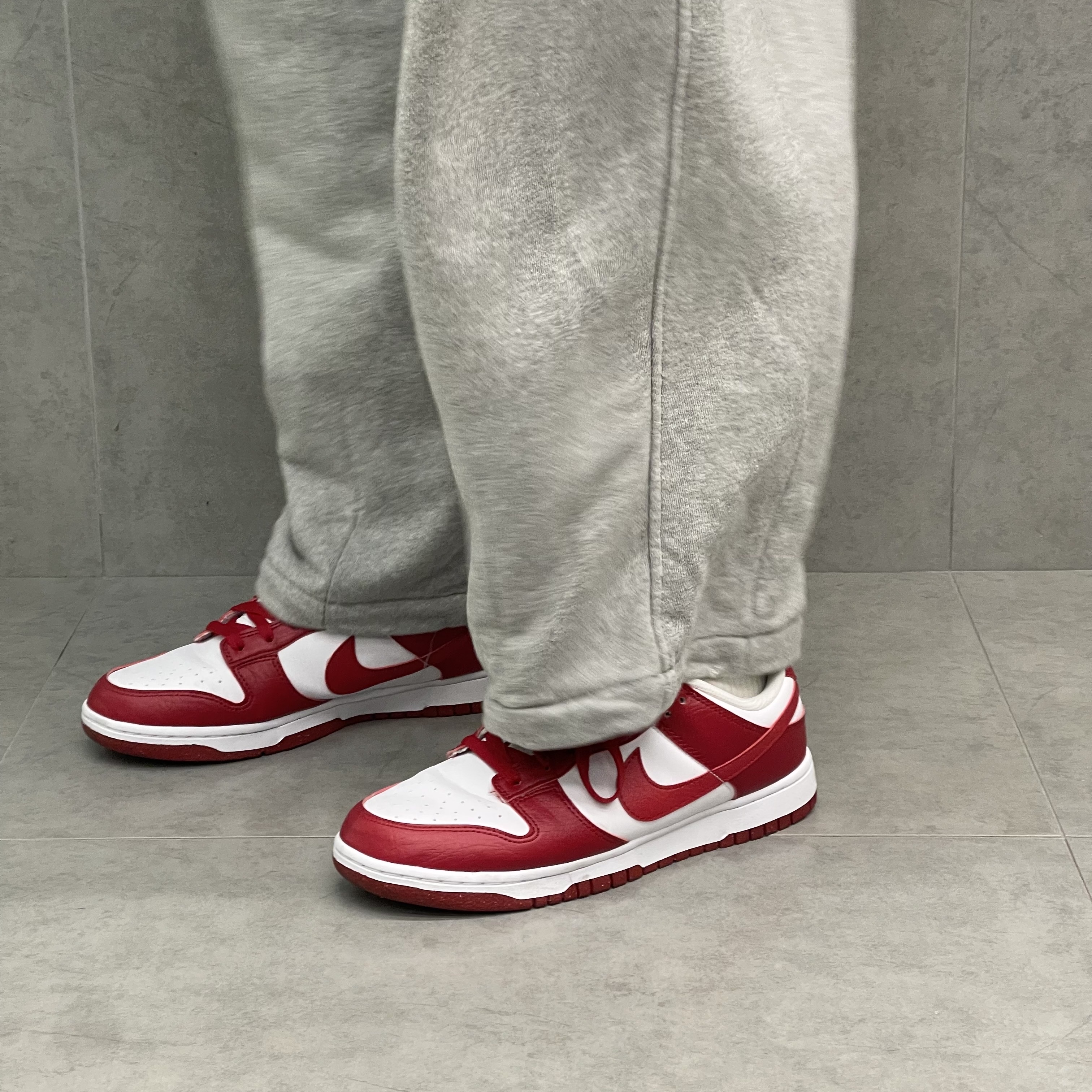 (W) Nike Dunk Low Next Nature Gym Red 착용 스타일