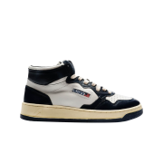 Autry Medalist Mid Leather Sneakers White Blue