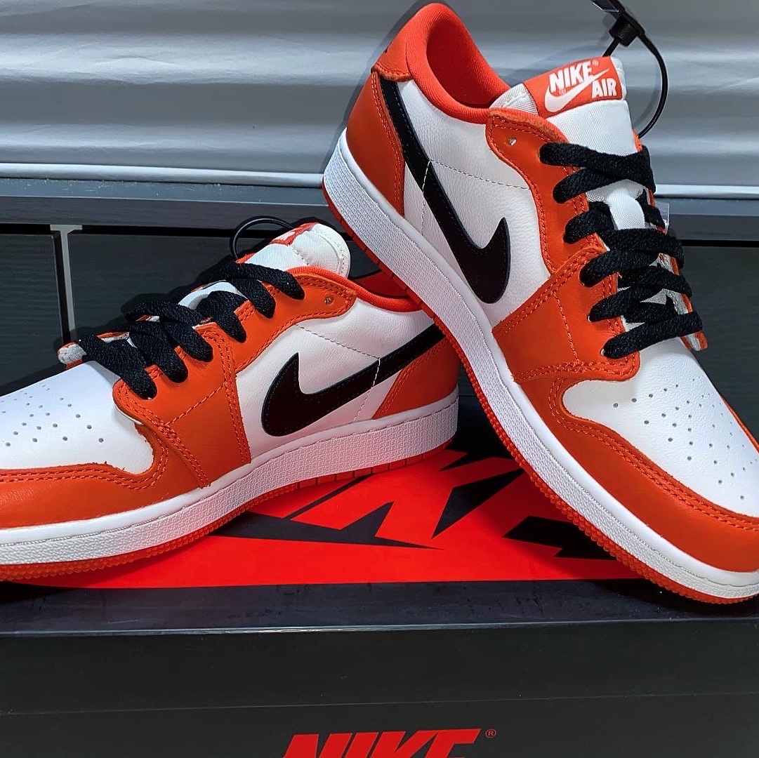 Jordan 1 Low OG Starfish, (W) Jordan 1 Low OG Starfish 착용 스타일